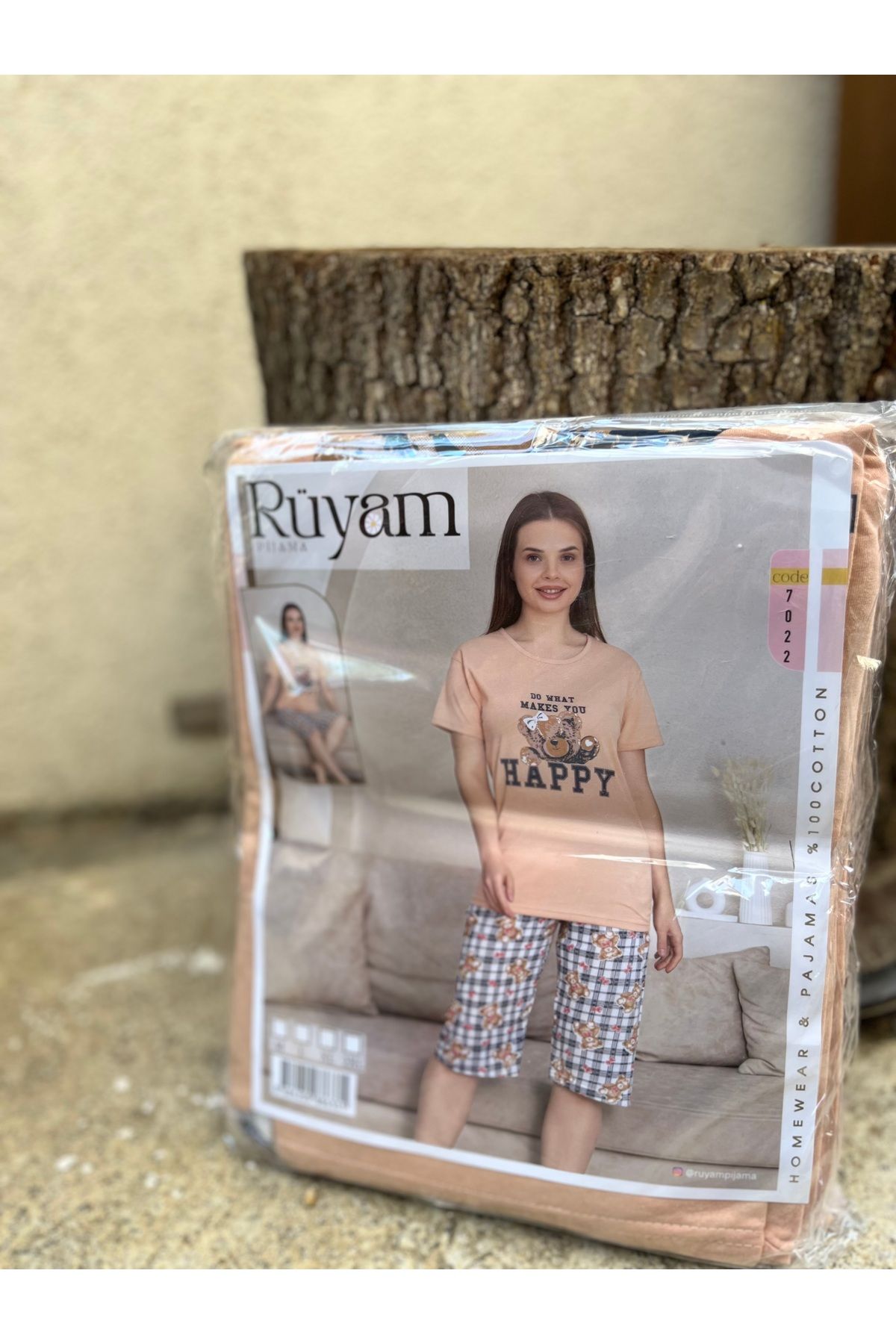 Rüyam Kadın Kaprili Pijima Takımı