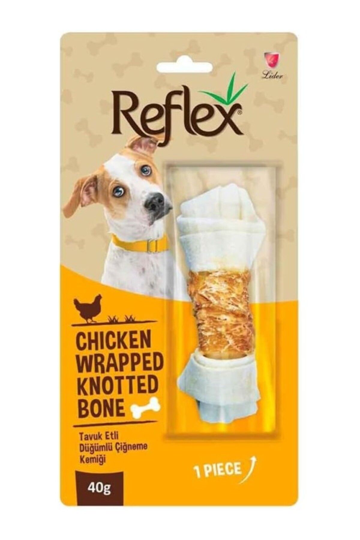 ShopZum Tavuk Etli Düğümlü Kemik Köpek Ödül Maması 40 G