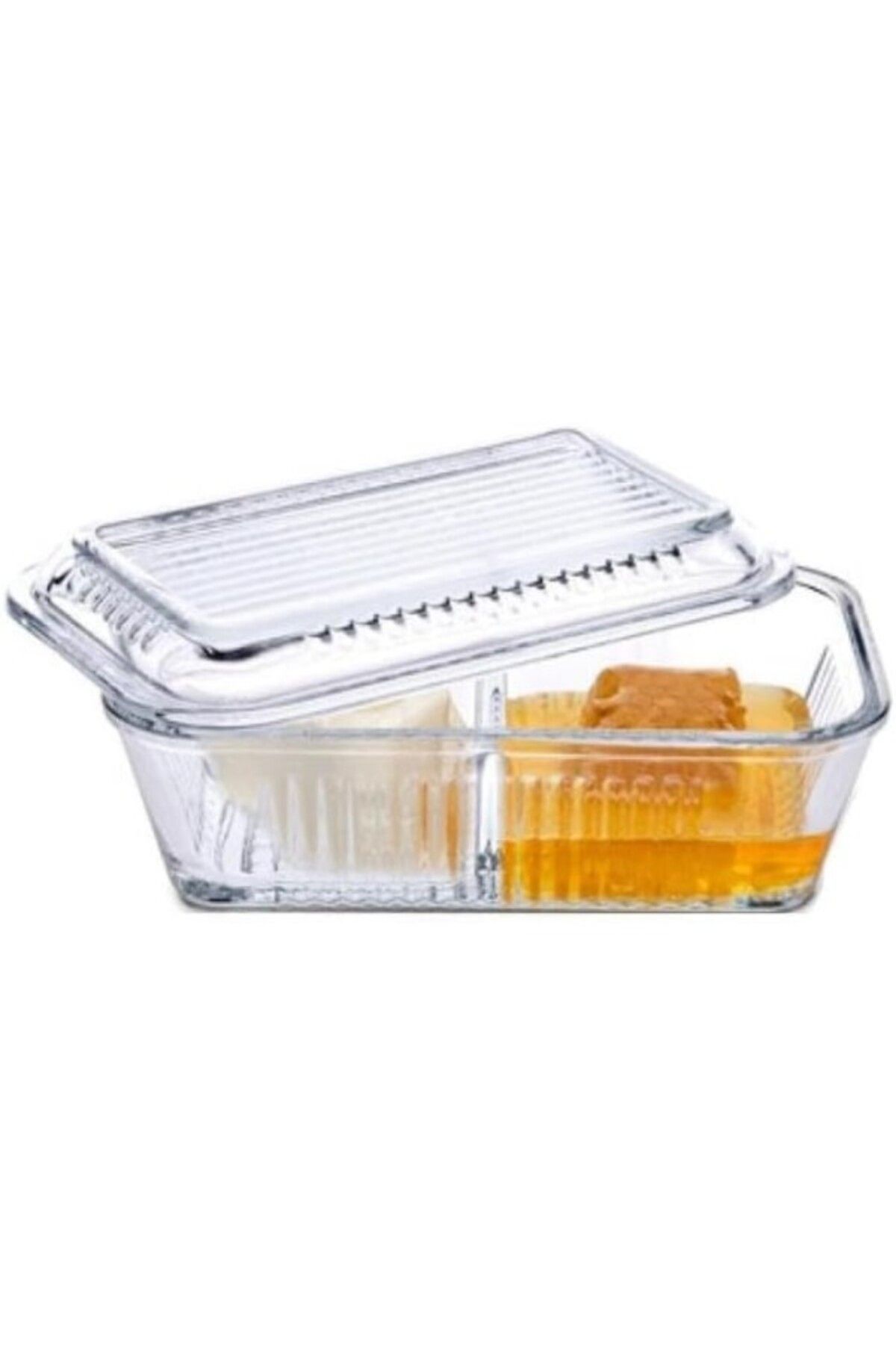ShopZum Paşabahçe Frigo Studio 2 Bölmeli Cam Saklama Kabı
