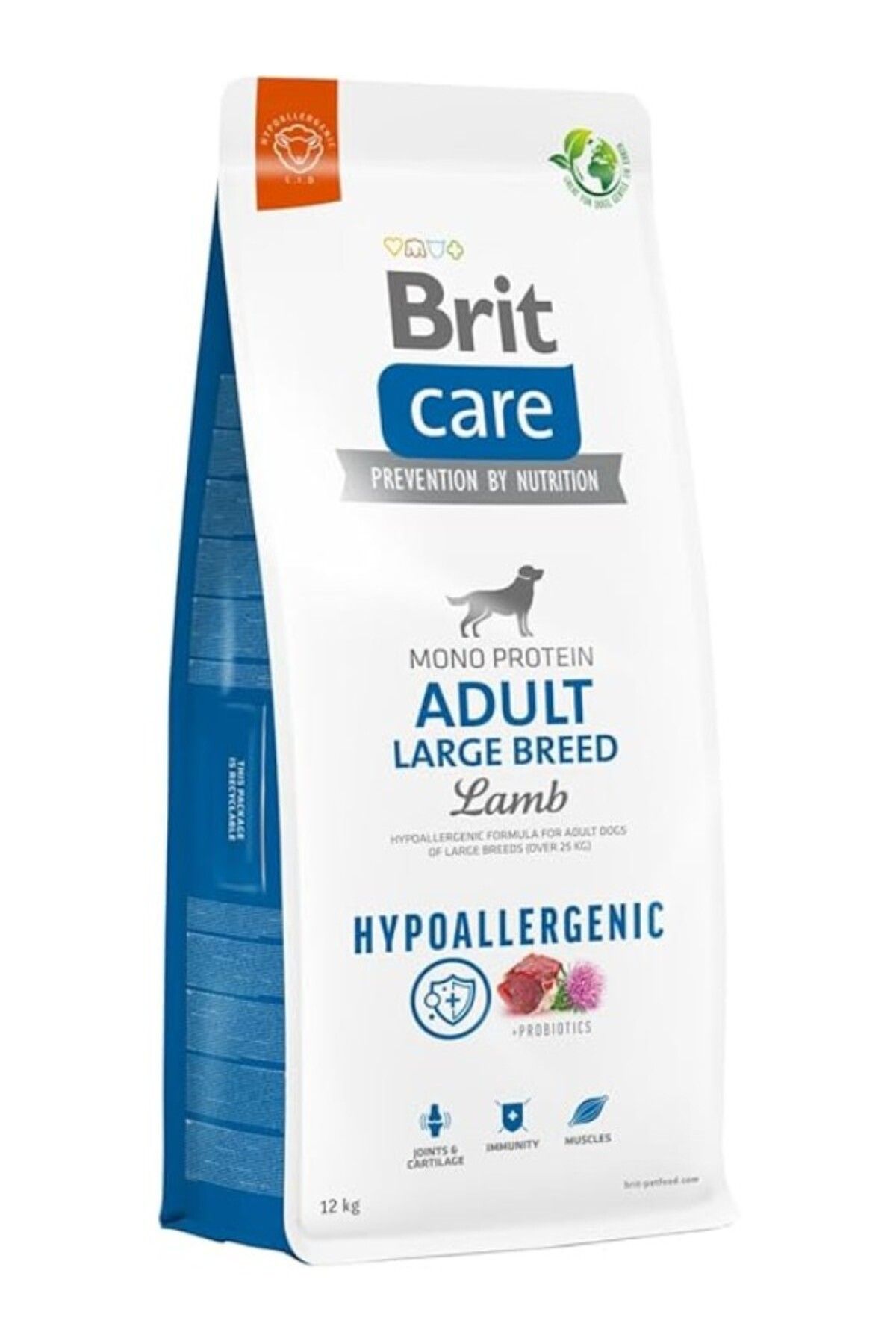 ShopZum Brit Care Adult Large Breed, Yetişkin Köpekler İçin, Tek Proteinli, Hipoalerjenik, Kuzu Etli Kuru