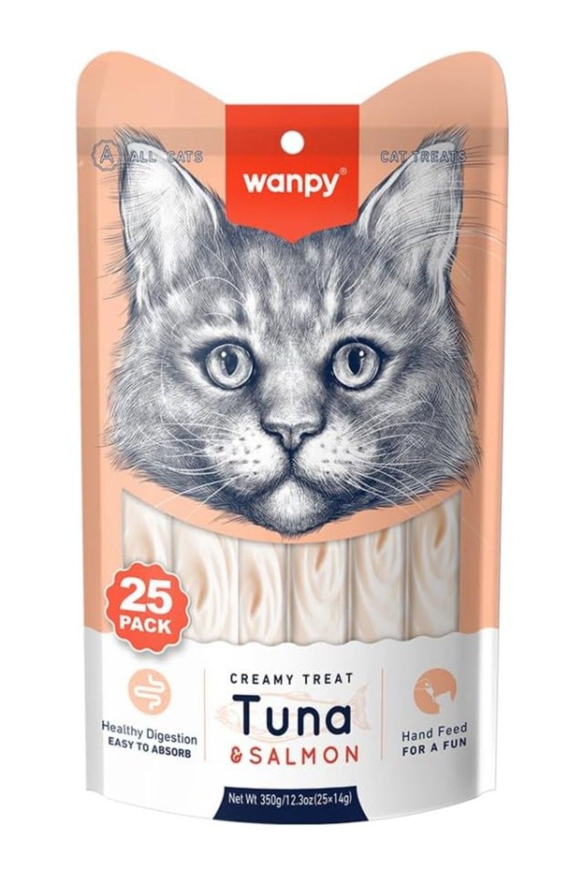 ShopZum Wanpy Ton&Amp;Somon Krema Ödülü 14 Gr X 25 Adet