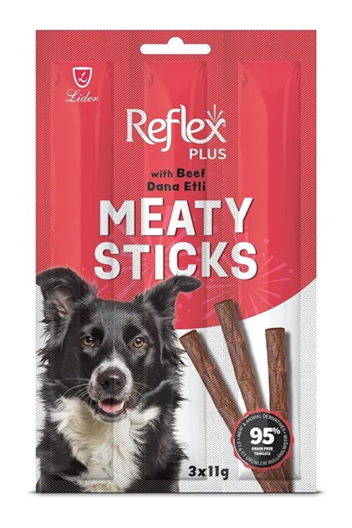 ShopZum Plus Adult Dogr Stick Treats With Beef 33 Gr