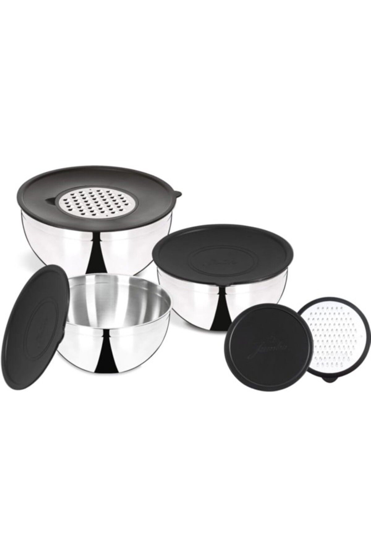 ShopZum Jumbo Globe 9 Parça Rendeli Karıştırma &Amp; Saklama Kabı Seti