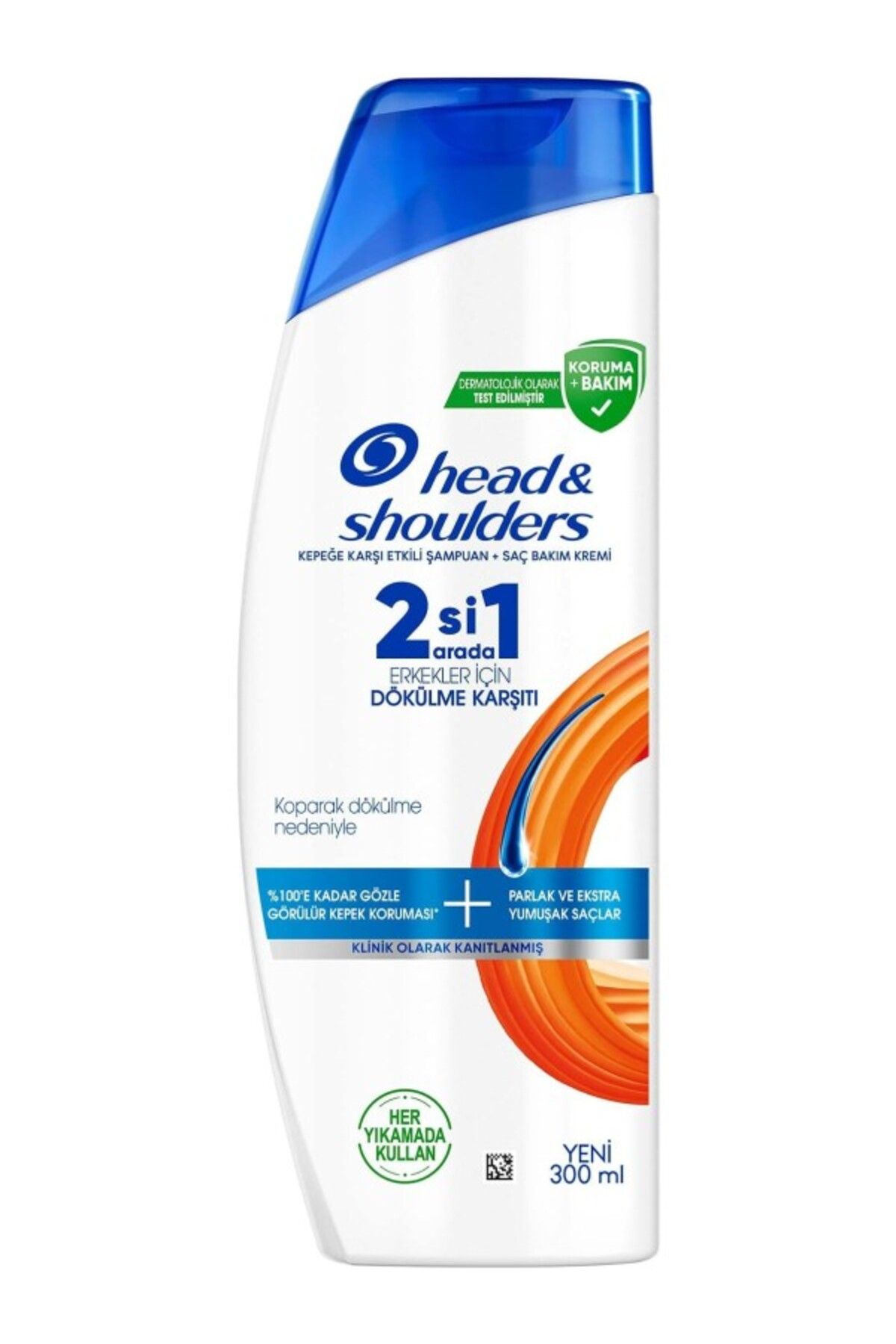ShopZum Head &amp;amp; Shoulders Erkeklere Dökülme Karşıtı 2&amp;apos;si 1 Arada Kepeğe Karşı Etkili Şampua