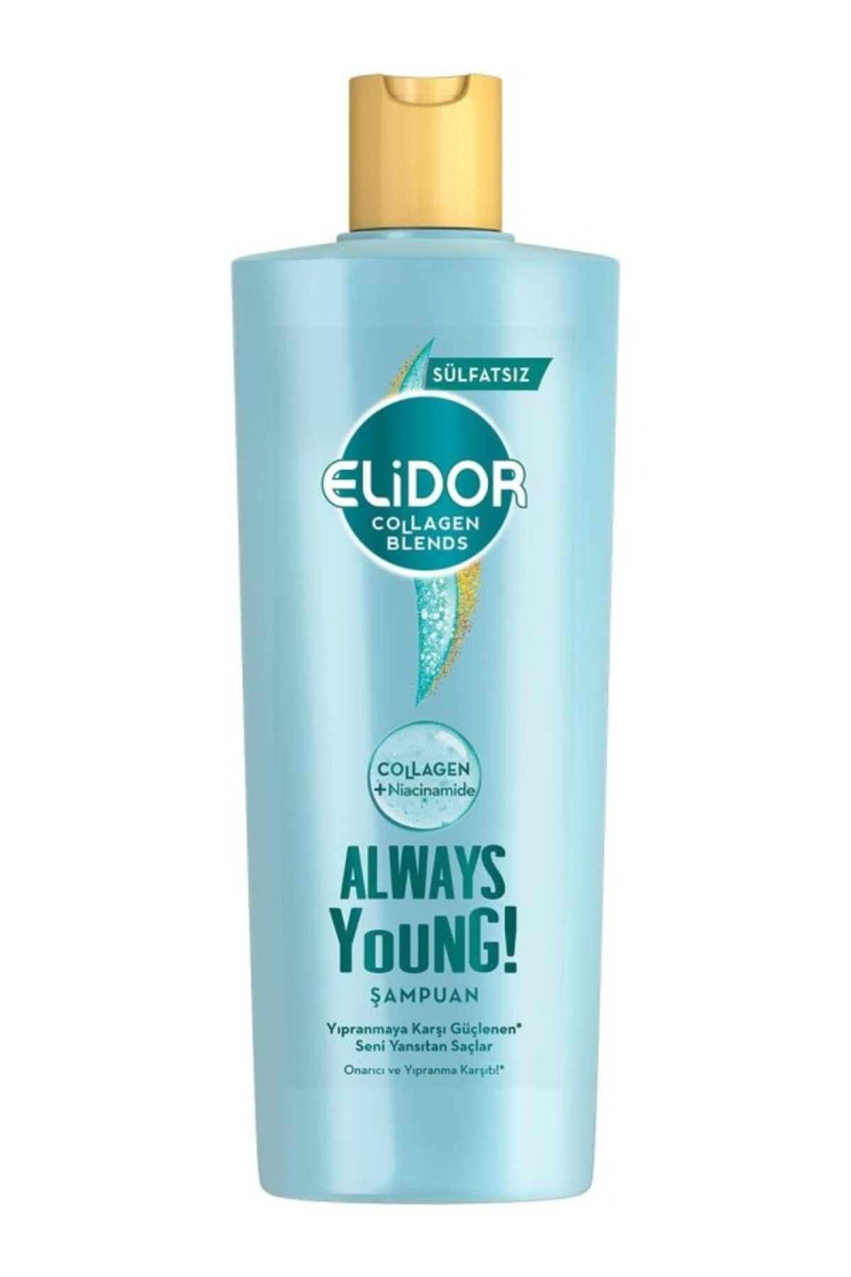 ShopZum Elidor Collagen Blends Sülfatsız Saç Bakım Şampuanı Always Young Onarıcı Ve Yıpranma Karşıtı (350