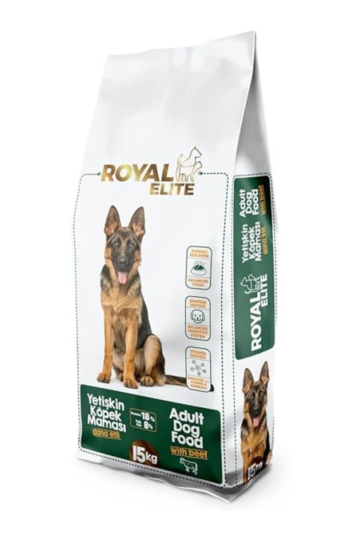 ShopZum Royal Elite Köpek Mamasi (Yetişkin 15 Kg Dana Etli)