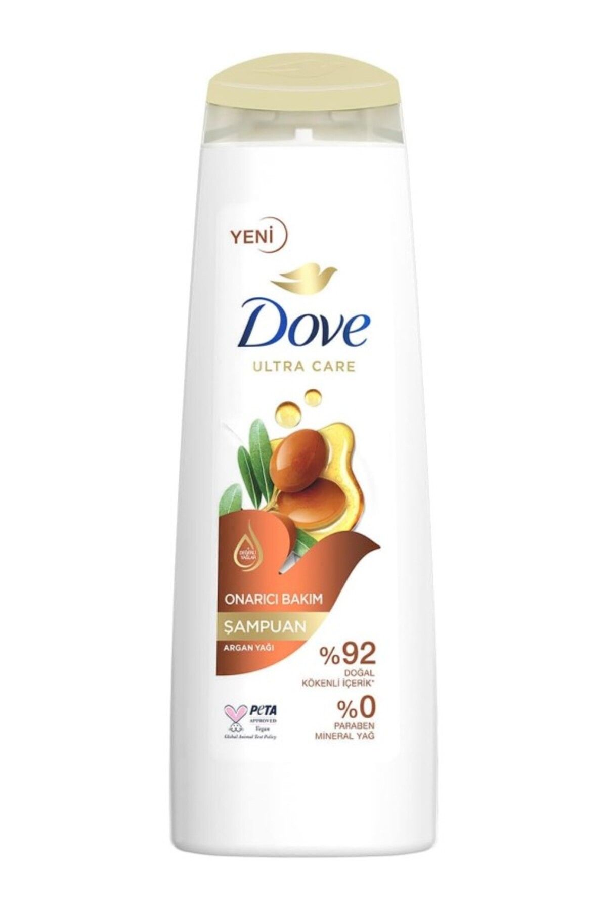ShopZum Dove Ultra Care Saç Bakım Şampuanı Onarıcı Bakım Argan Yağı 400 Ml