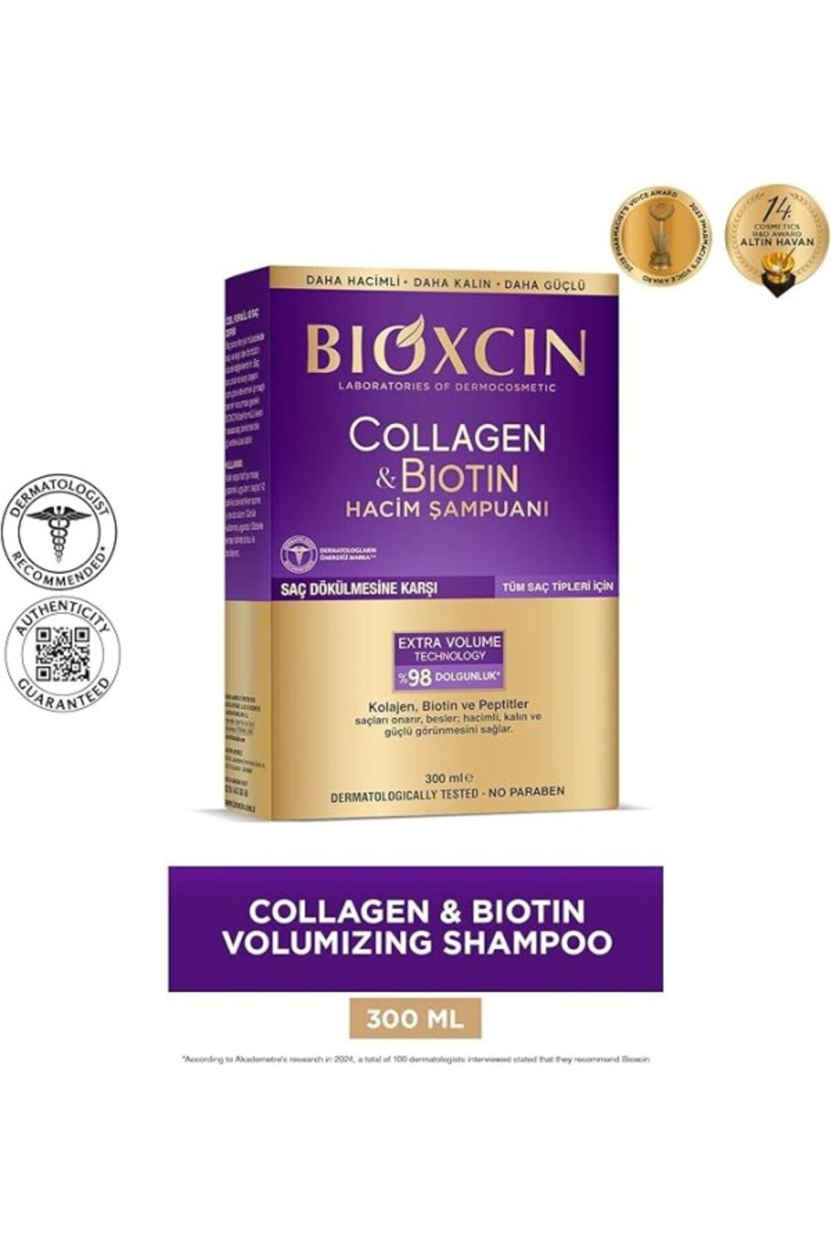 ShopZum Collagen &Amp; Ekstra Hacim &Amp; Dolgunlaştırıcı Şampuan 300 Ml - Ince Telli Ve Hassas