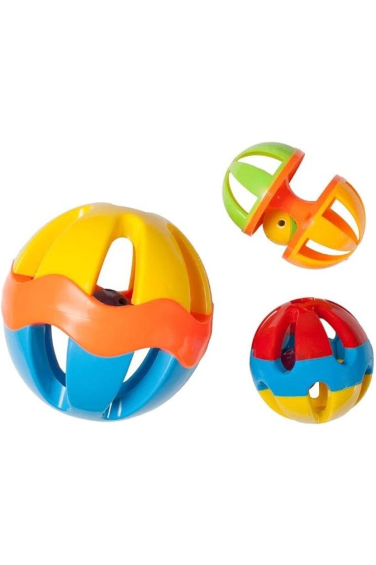 ShopZum Karlie Kemirgen Oyuncağı Çıngıraklı Top, 7.5 Cm