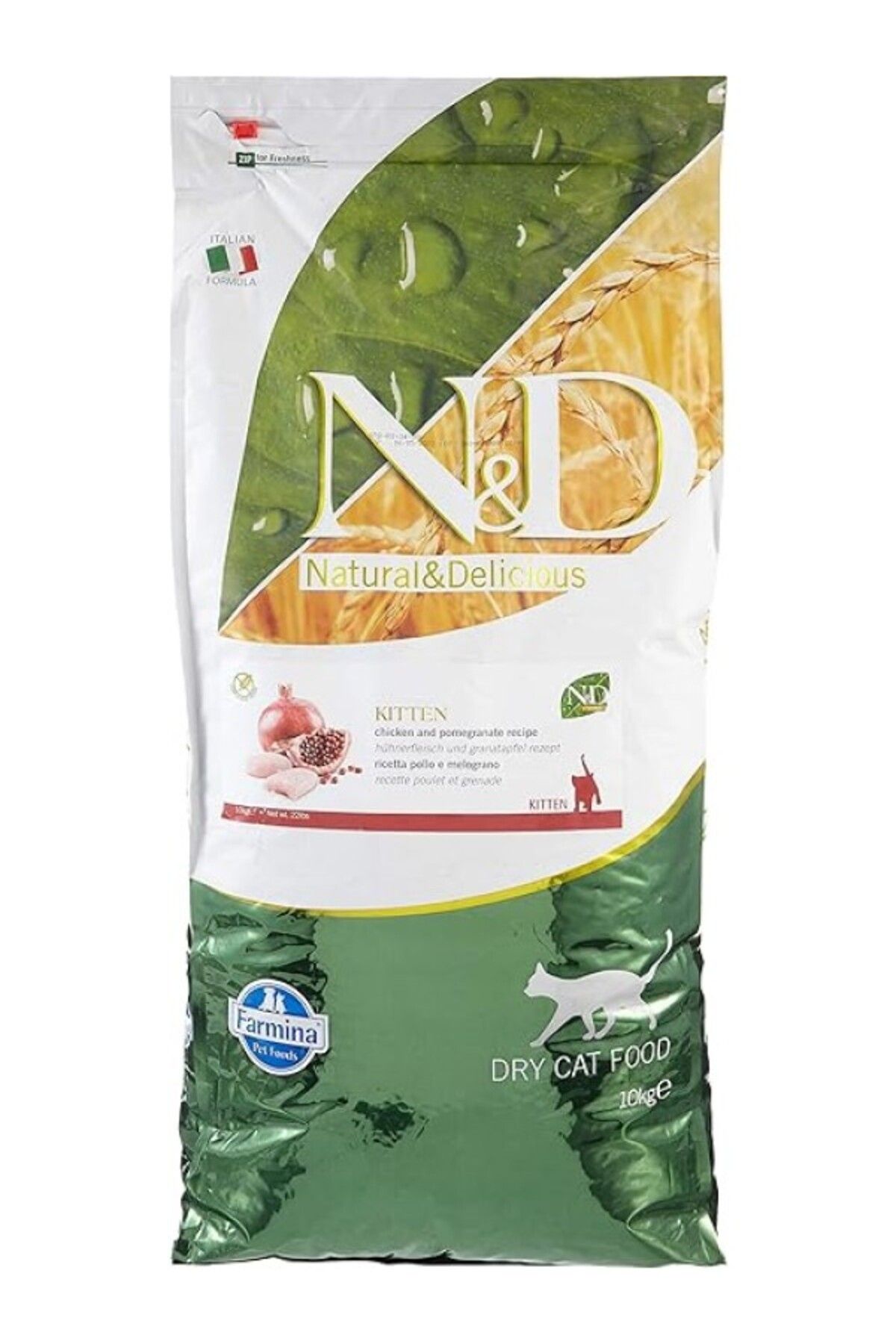 ShopZum N&Amp;D Prime Tahılsız Tavuk &Amp; Nar Kitten 10 Kg