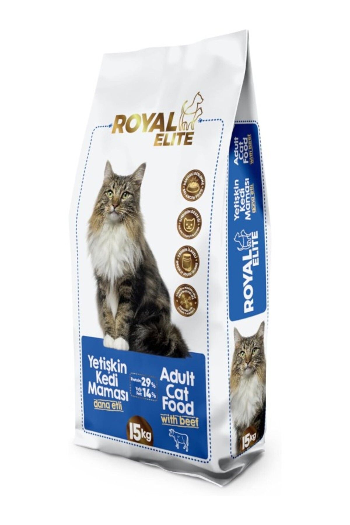 ShopZum Royal Elite Dana Etli Yetişkin Kedi Mamasi 15 Kg