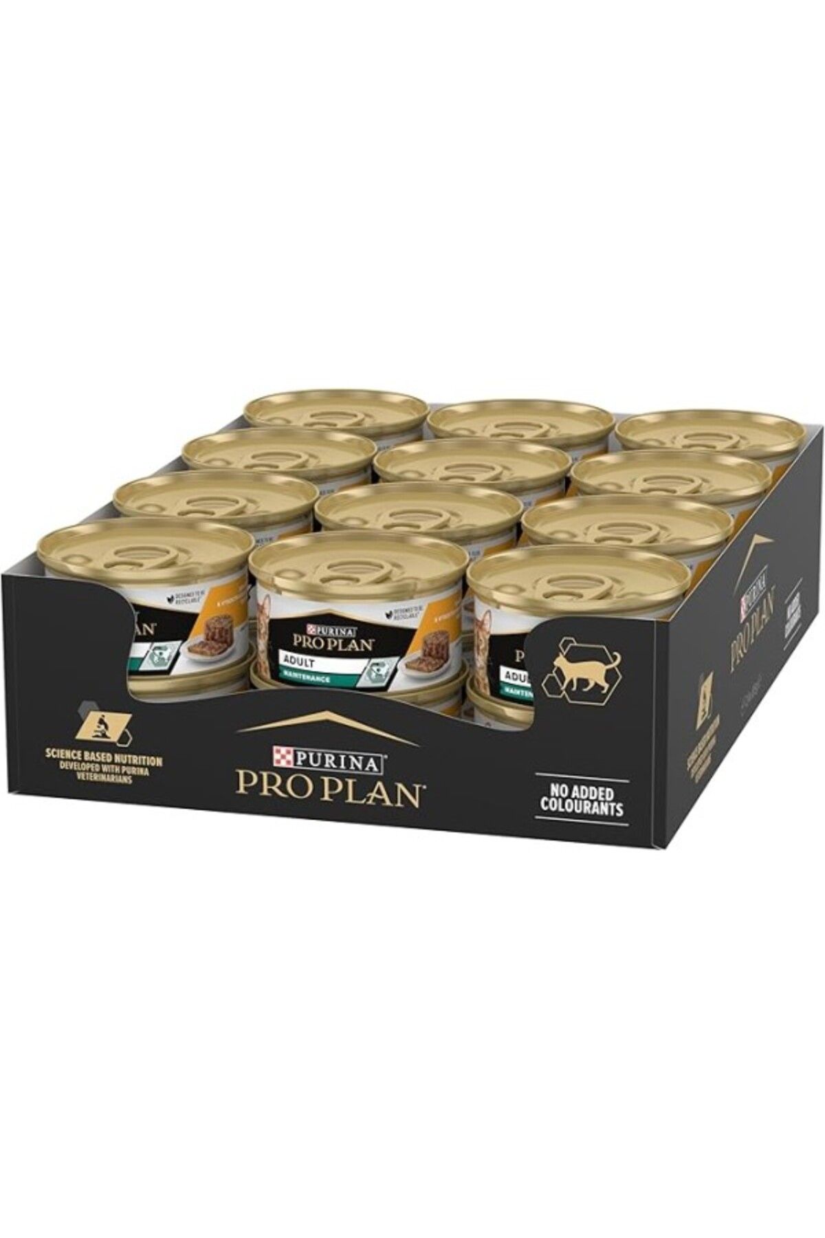 ShopZum Purina Pro Plan Maintenance Tavuklu Yetişkin Maması 85Gr Konserve X 24 Adet