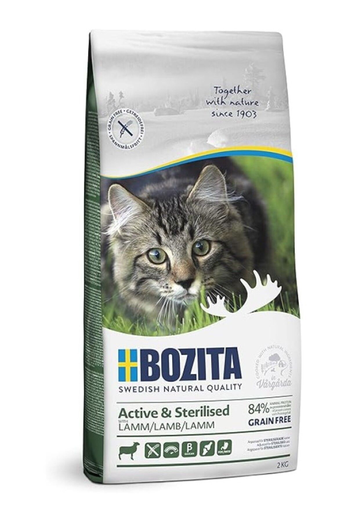ShopZum Bozita Outdoor Active Sterilised Kuzulu Kısır Kedi Maması 2 Kg