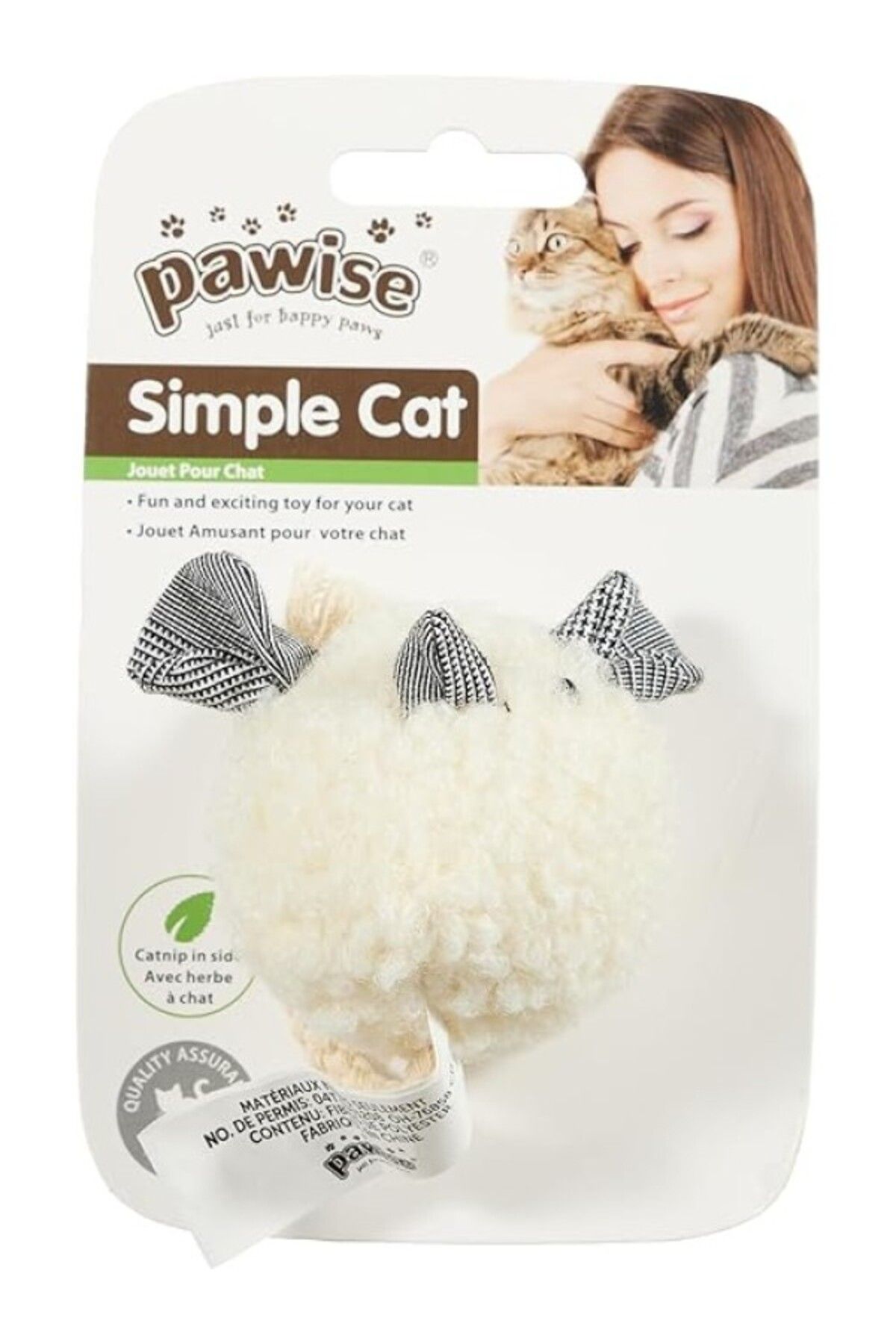 ShopZum Pawise Simple Peluş Oyuncak Top Fare