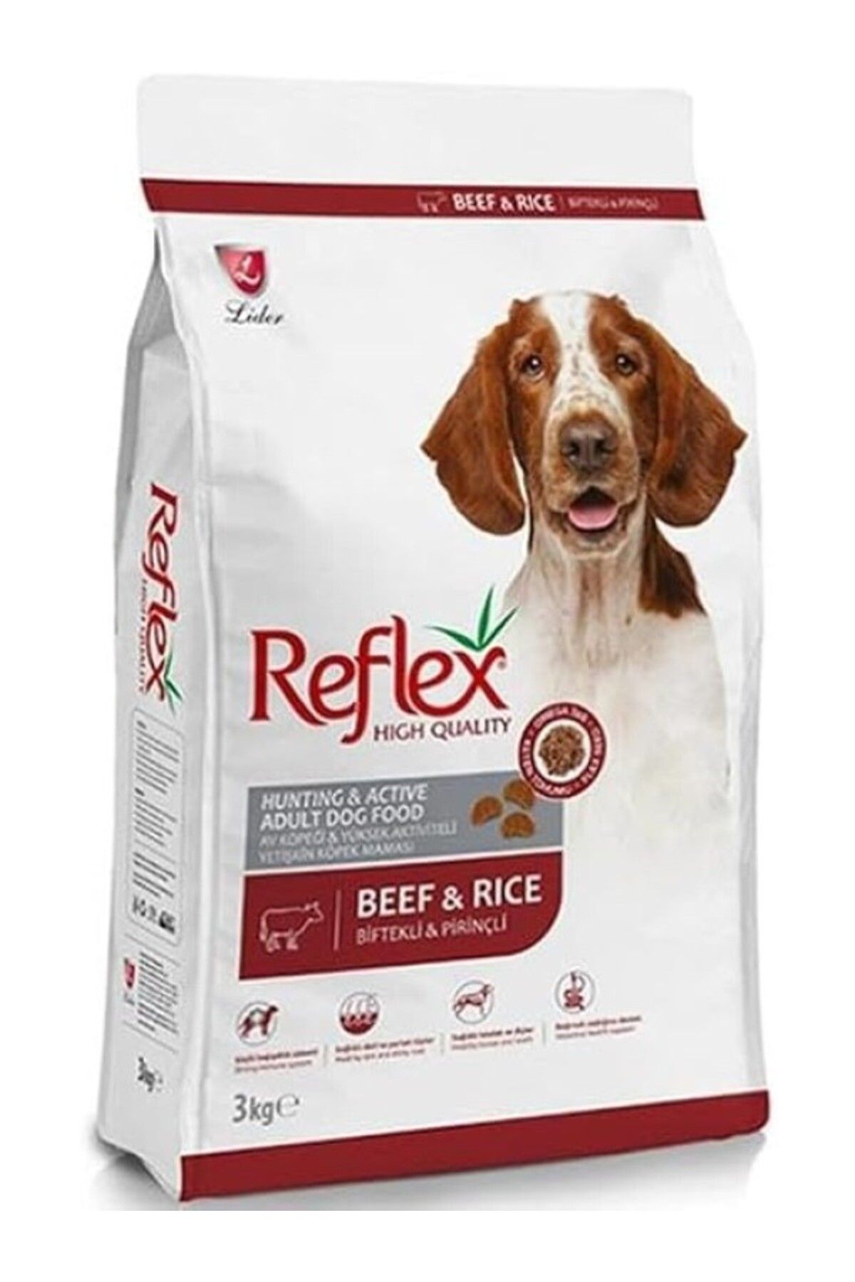 ShopZum High Energy Biftekli Yetişkin Köpek Maması 3 Kg