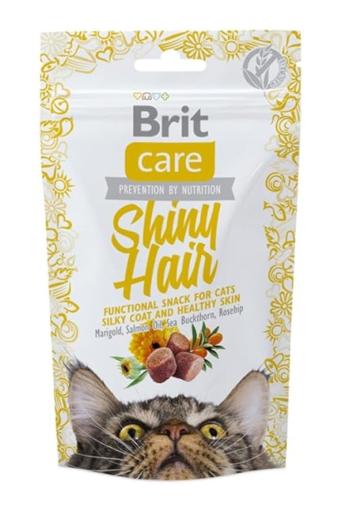 ShopZum Brit Care Functional Snack, Parlak Tüyler Ve Sağlıklı Cilt Için, Tahılsız, Fonksiyonel Ödülü