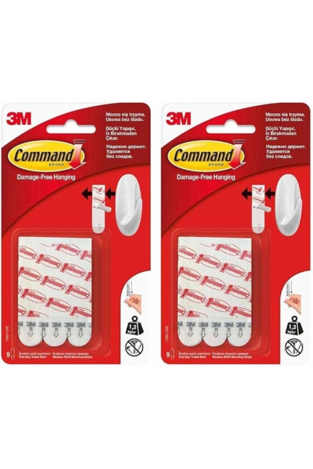 ShopZum Command 17021 - Cee Orta Boy Yedek Bant, 2X