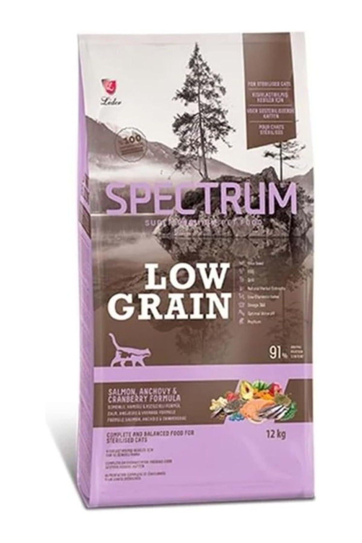 ShopZum Spectrum Lg Somon Hamsi Kısırlaştırılmıştır Yetişkin 12 Kilogram