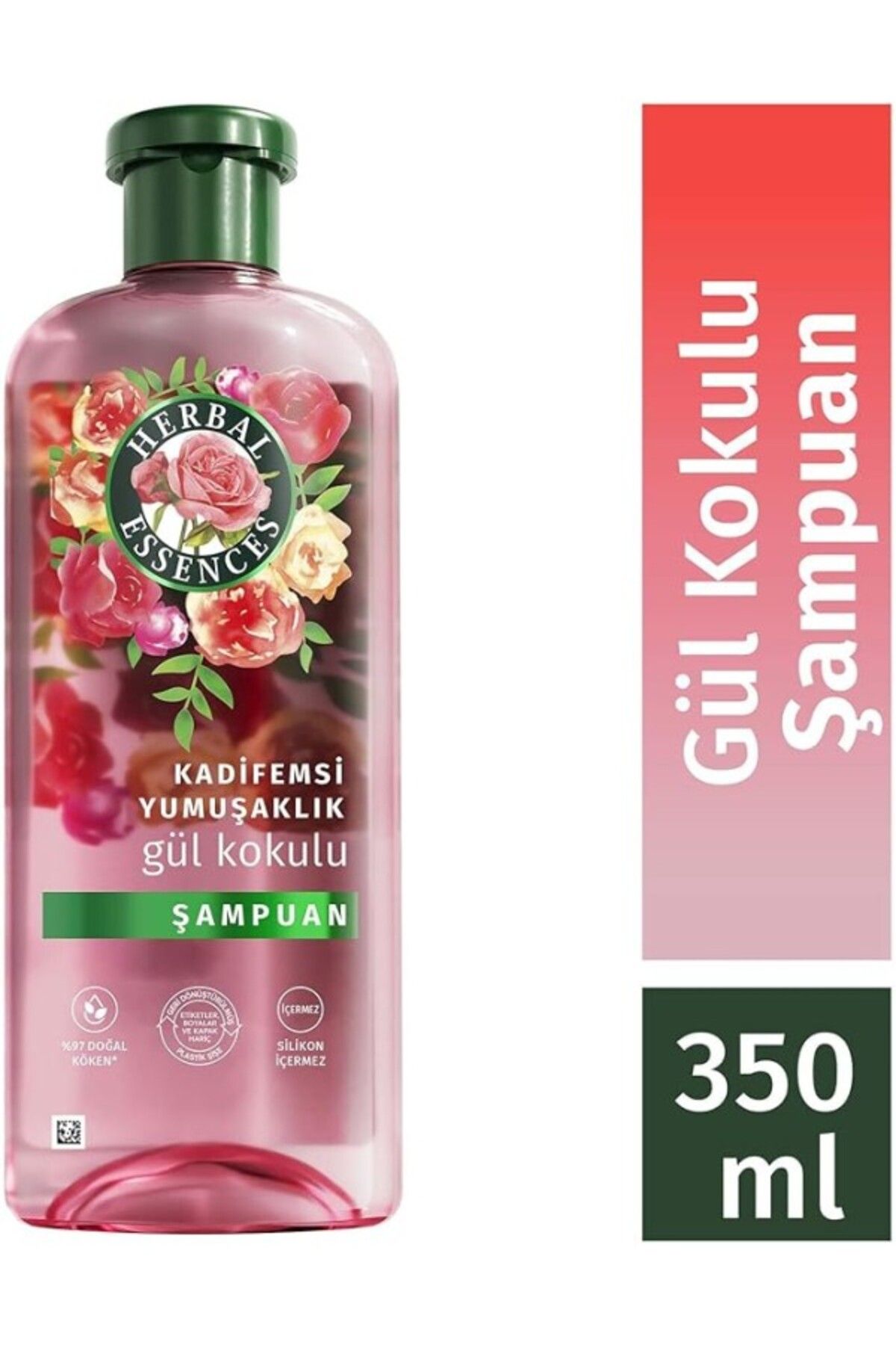 ShopZum Herbal Essences Kadifemsi Yumuşaklık Gül Kokulu Şampuan 350Ml