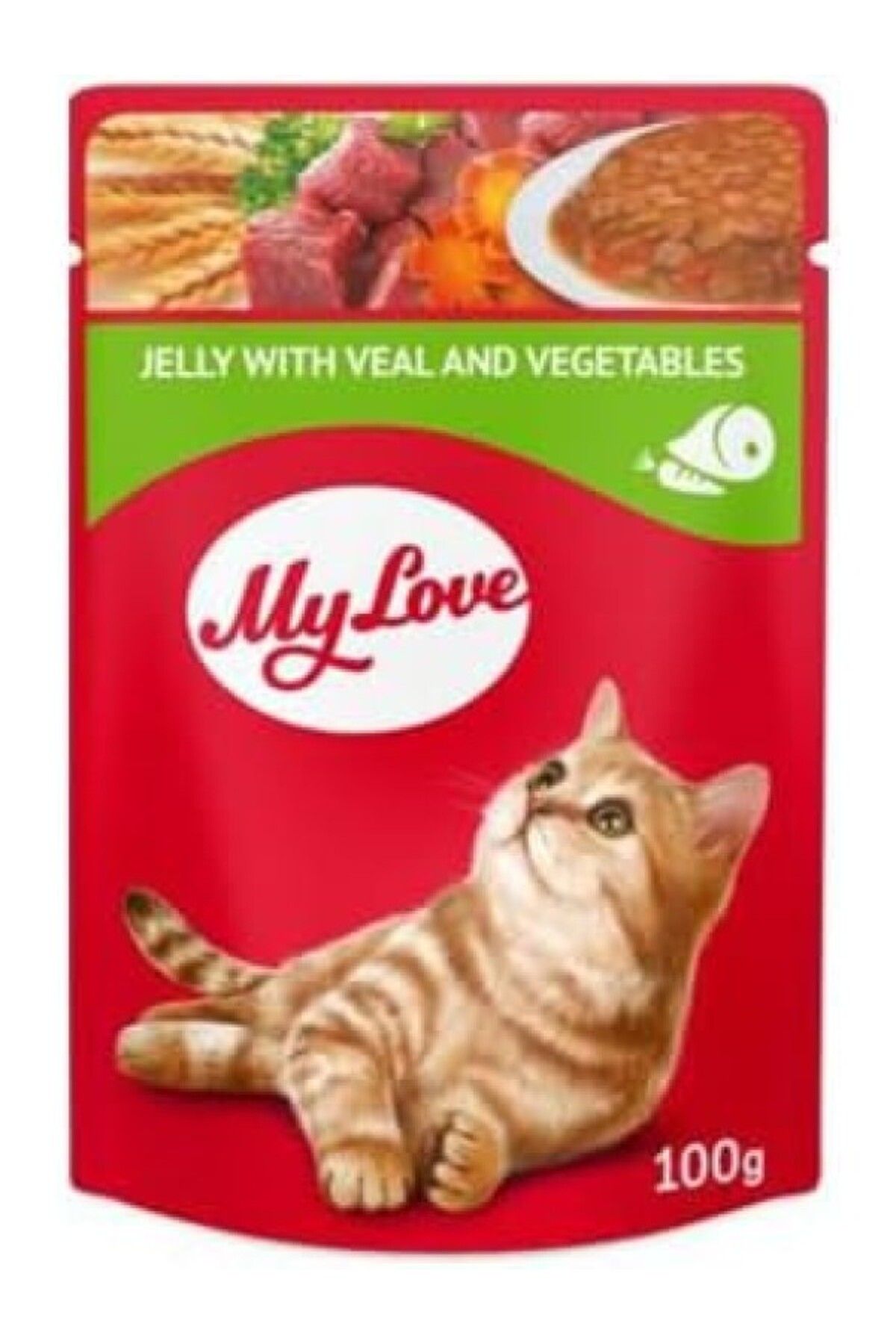 ShopZum My Love Jöleli Dana Etli-Sebz. Pouch Maması, 100Gr, 24 Adet