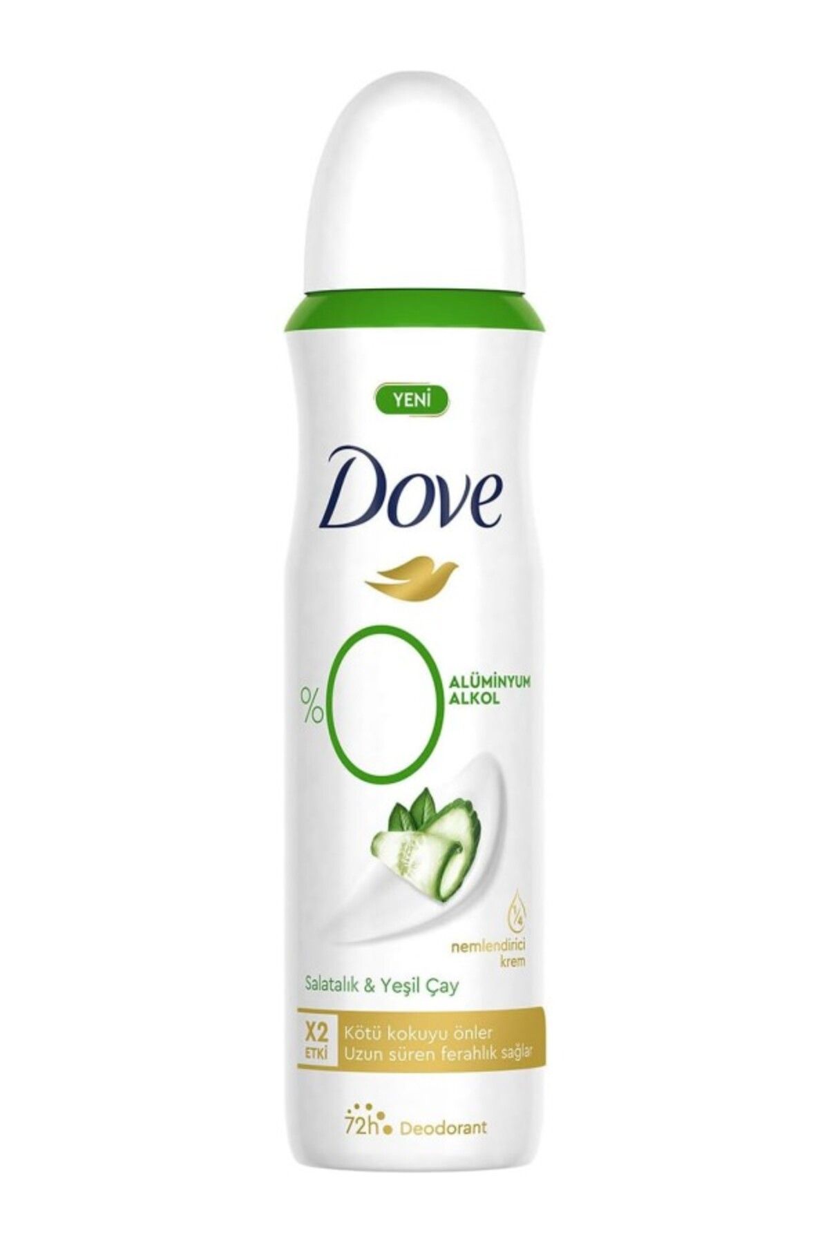 ShopZum Dove Kadın Deodorant%0 Alüminyum Salatalık &Amp; Yeşil Çay 150Ml