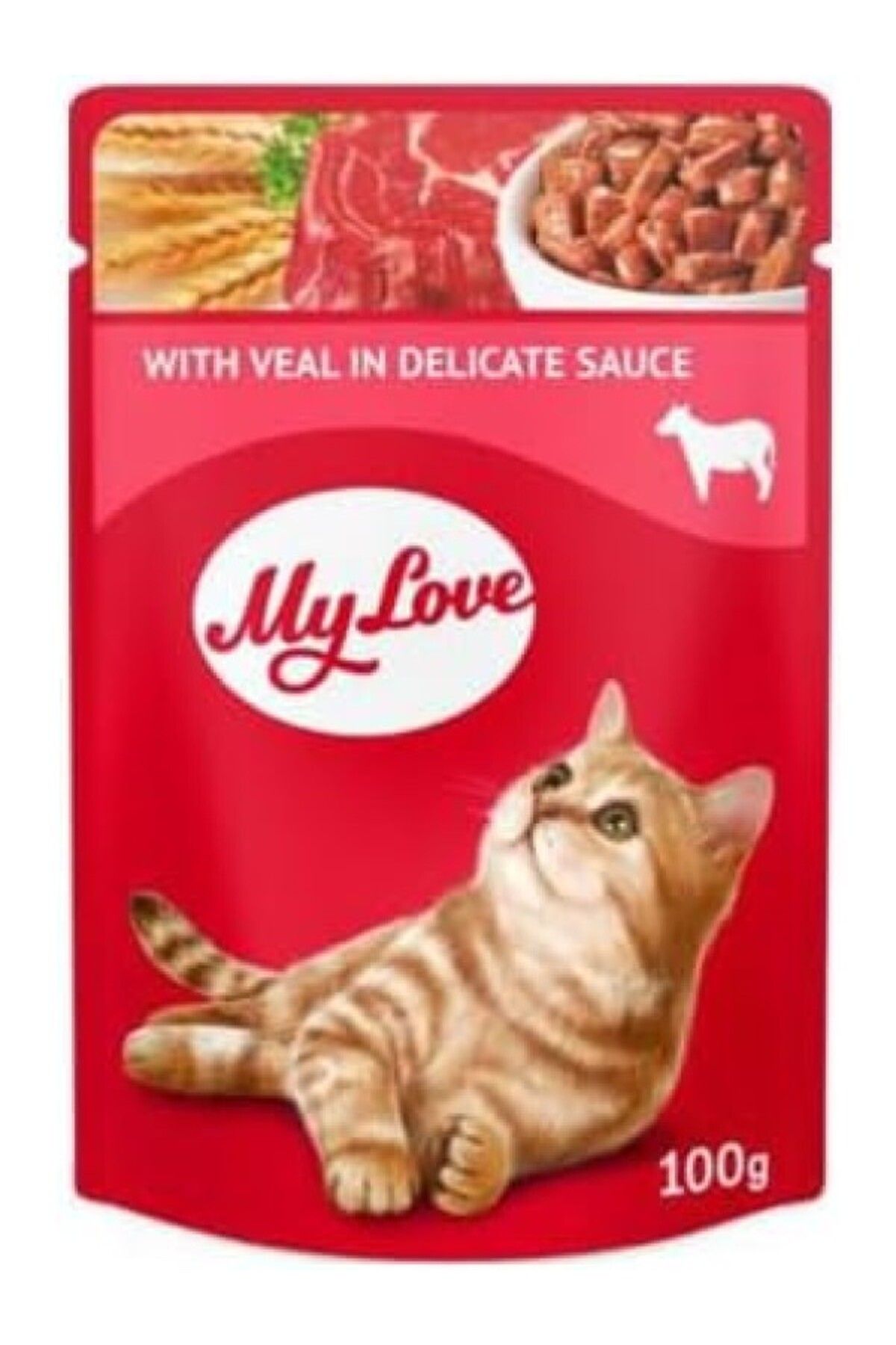 ShopZum My Love Soslu Dana Etli Pouch Maması, 100Gr, 24 Adet