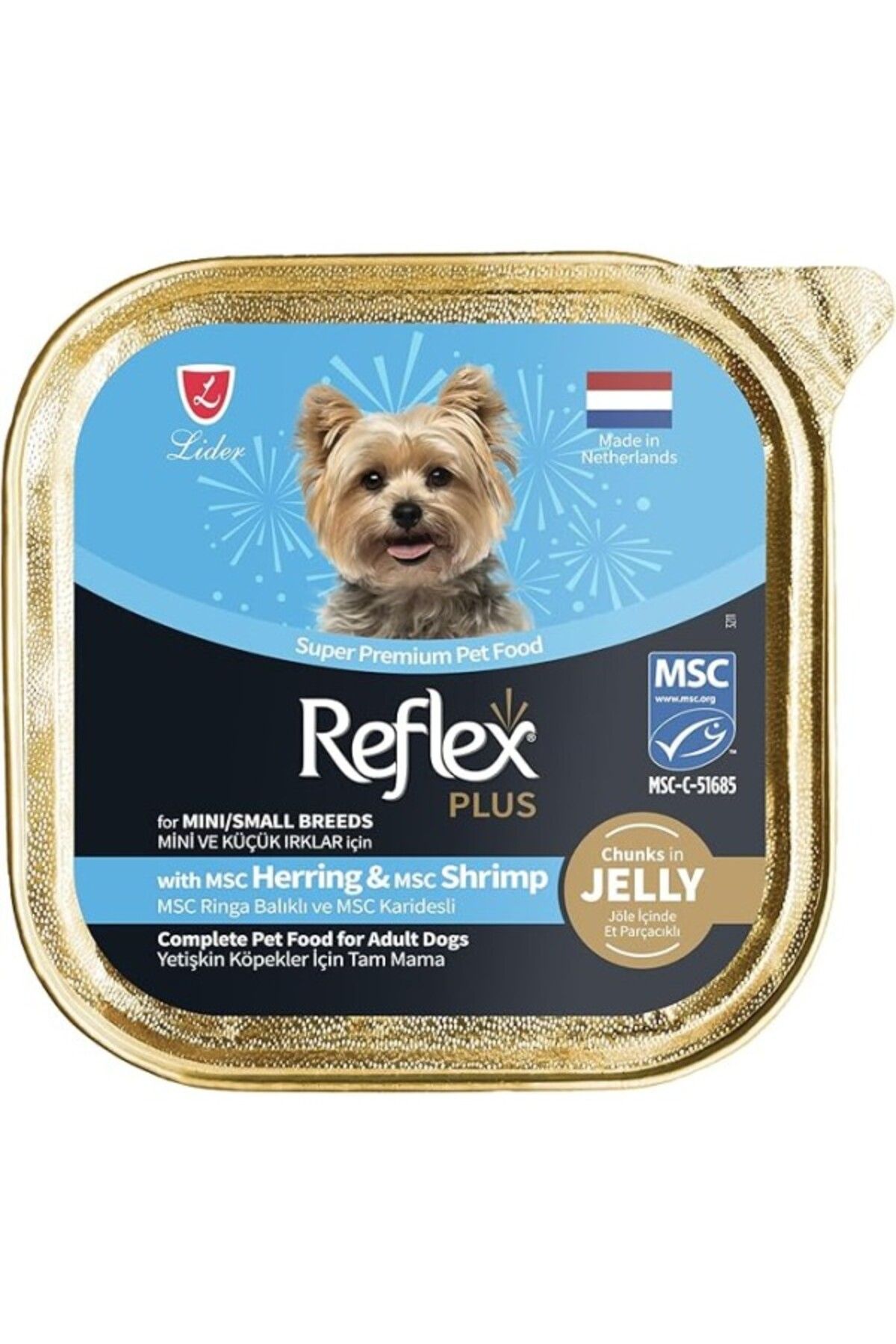 ShopZum Plus Chunks In Jelly Ringa Balıklı Ve Karidesli Mini Ve Küçük Irklar Yetişkin Köpek Maması 85