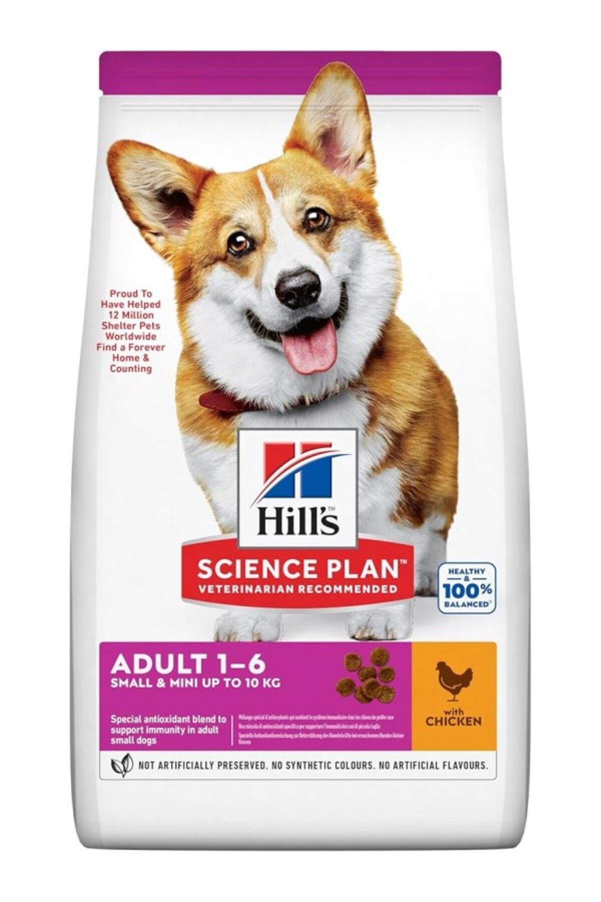 ShopZum Hill&Apos;S Science Plan Yetişkin Küçük Ve Mini Irk Tavuklu Köpek Maması 1.5 Kg