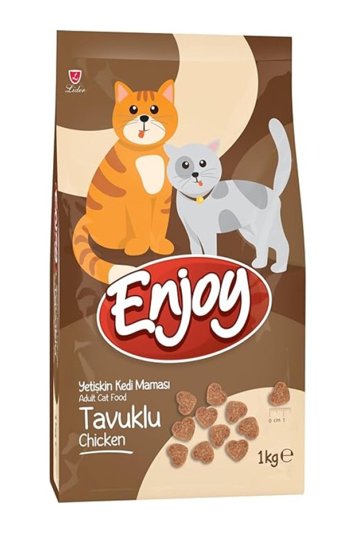 ShopZum Enjoy Kuru Maması, Tavuklu, Yetişkin, Keten Tohumu Ile Omega 3 &Amp; 6 Katkısı, 1 Kg