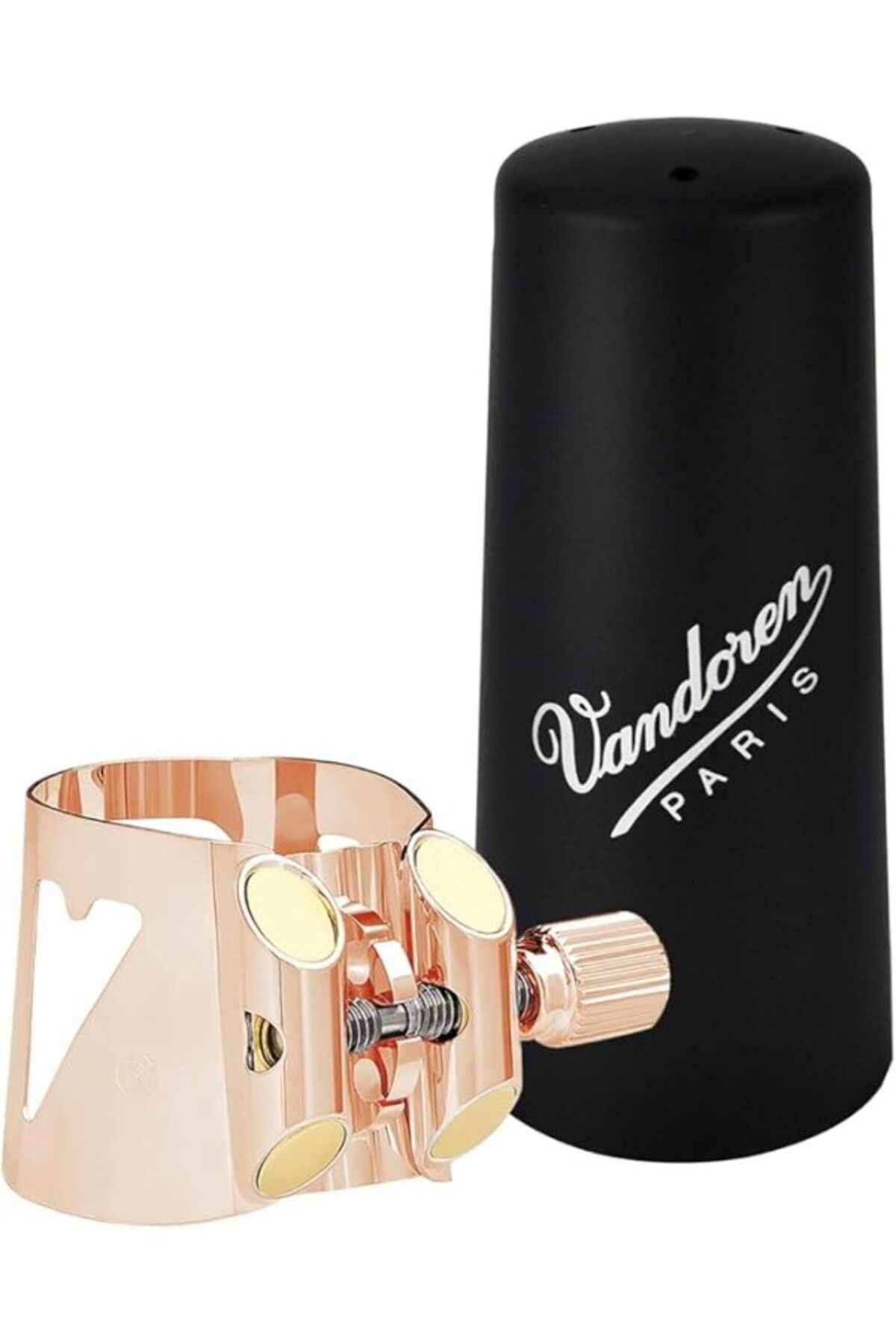 ShopZum Vandoren Lc01Pgp Optimum Bb Clarinet Ligature &Amp; Cap; Pembe Altın