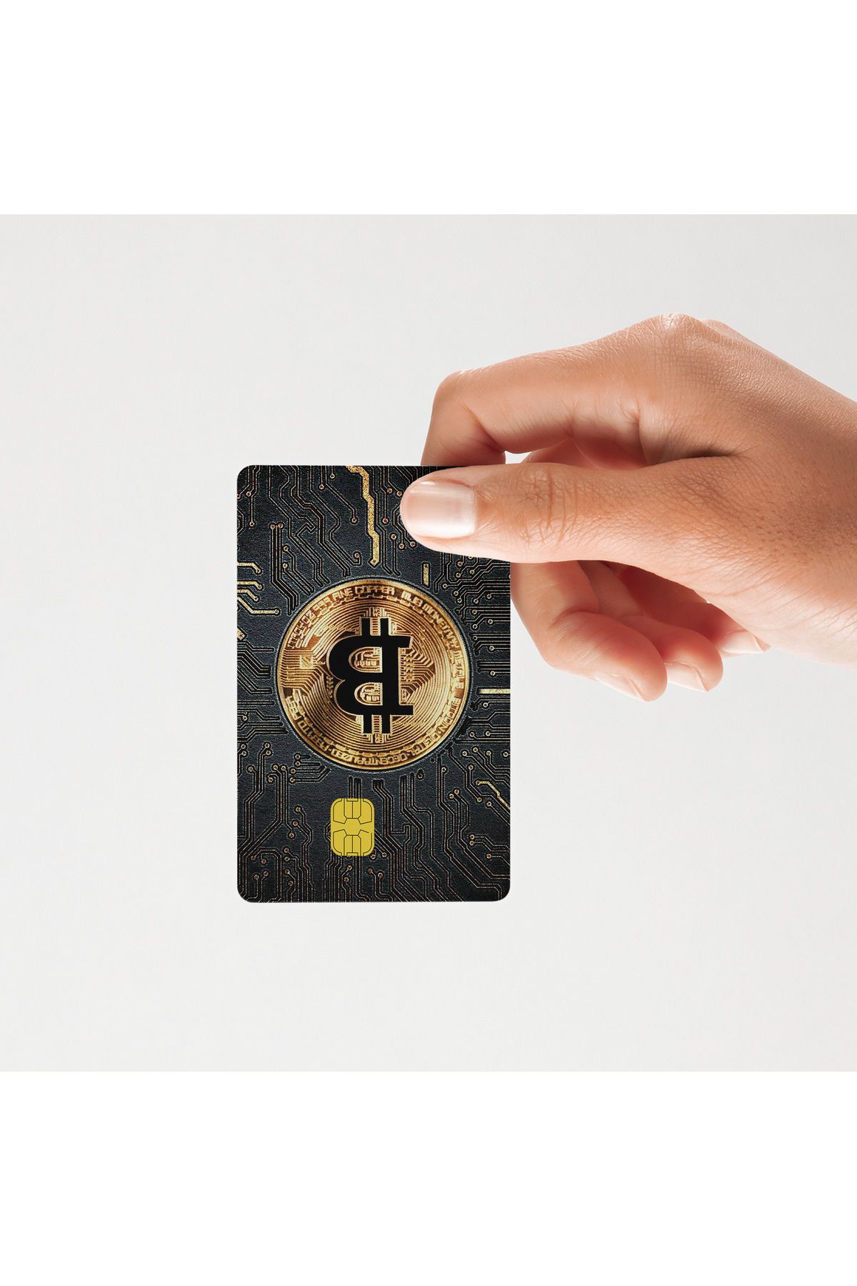 Huggy Craft Bitcoin Kart Kaplama Sticker (Yüksek Kalite suya dayanıklı)