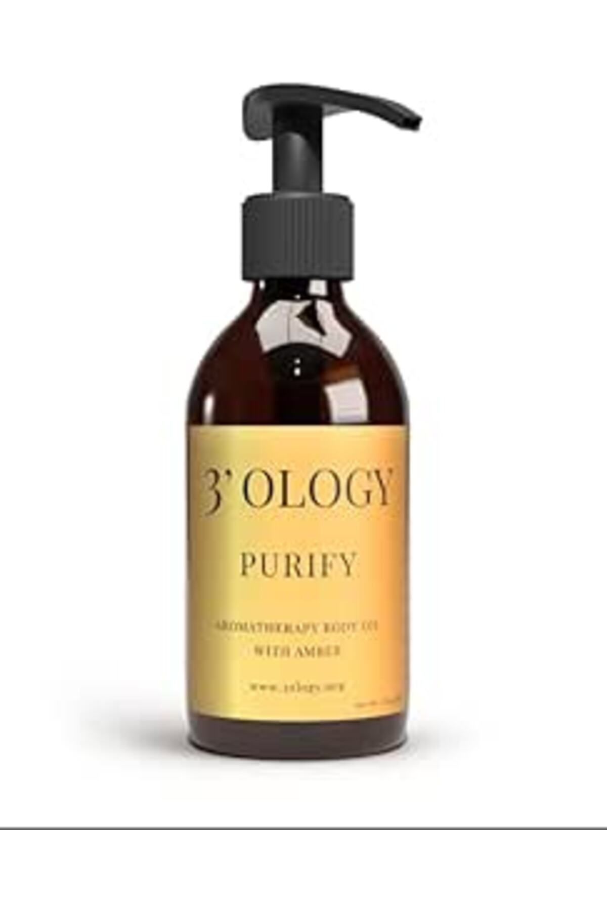 3'OLOGY Aromatherapy Body Oil With Amber, 250 ml