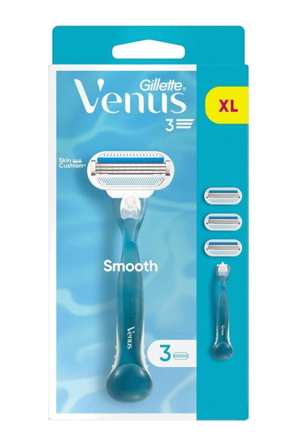 ShopZum Venus Smooth Kadın Tıraş Makinesi Ve 3 Adet Yedek Tıraş Bıçağı