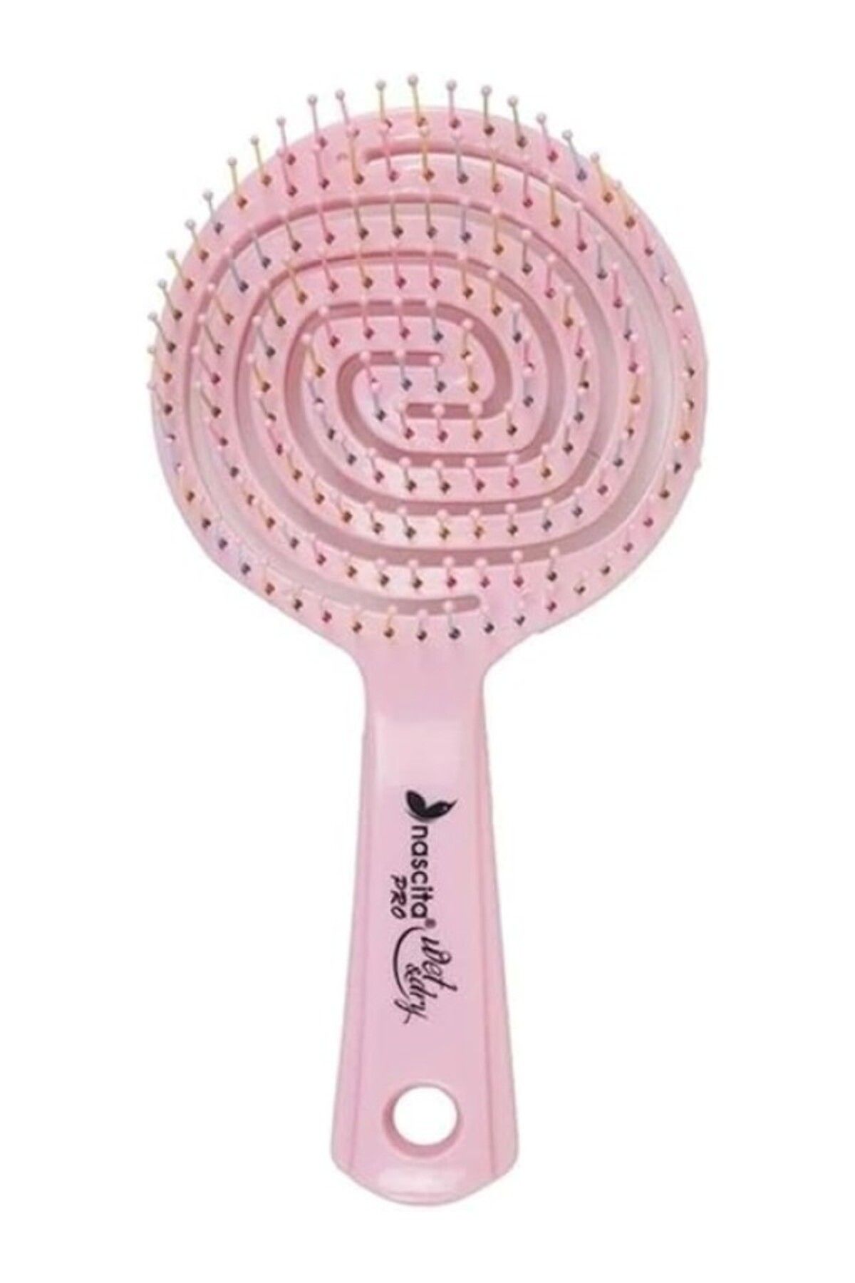 ShopZum Pro 3D Flexi Kontrol Açma Tarama Saç Fırçası Pembe - 40