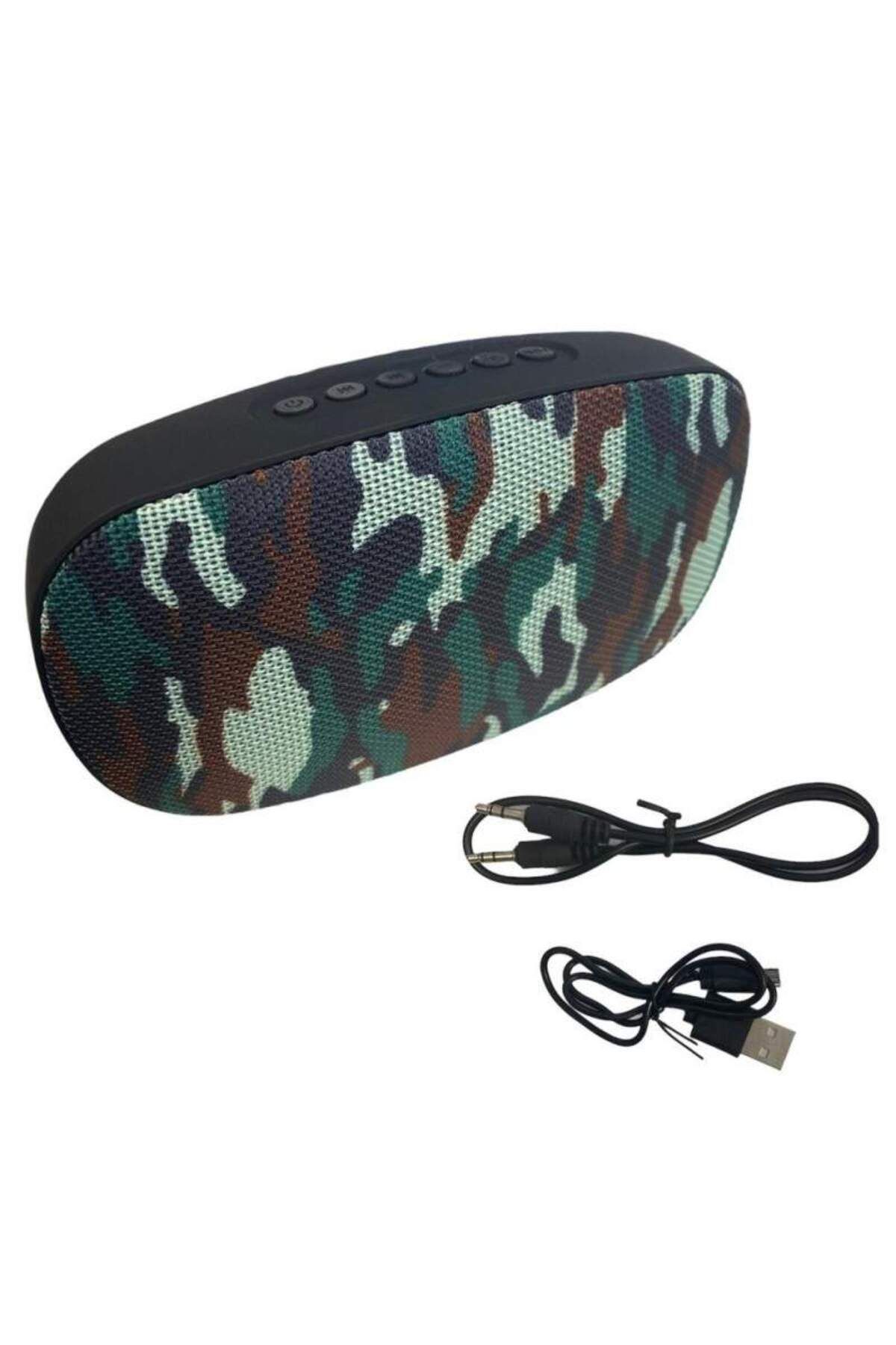 SIKS-® portable speaker with bluetooth, microphone, USB, TF, AUX, Army 5