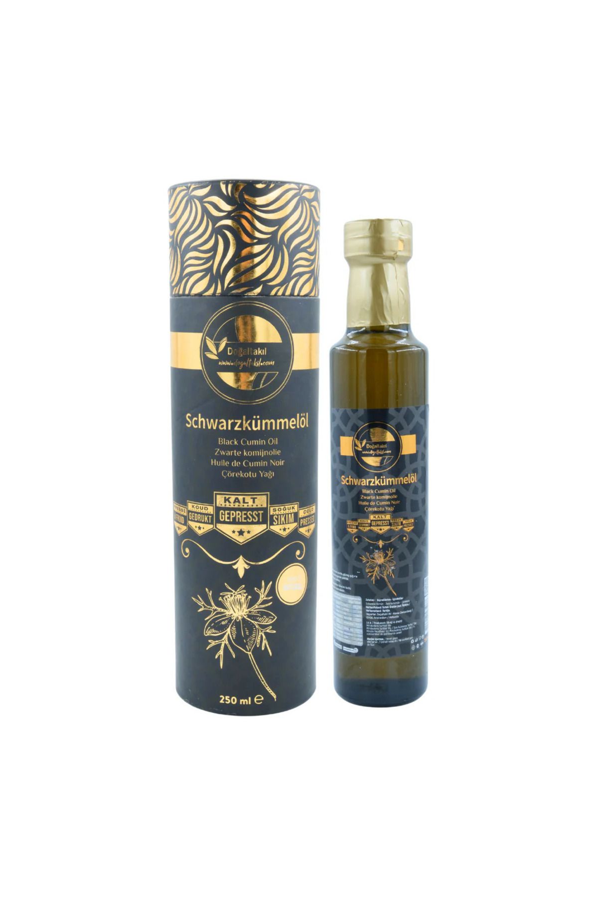 Doğaltakıl %100 Çörekotu Yağı 250ml (Soğuk Sıkım)