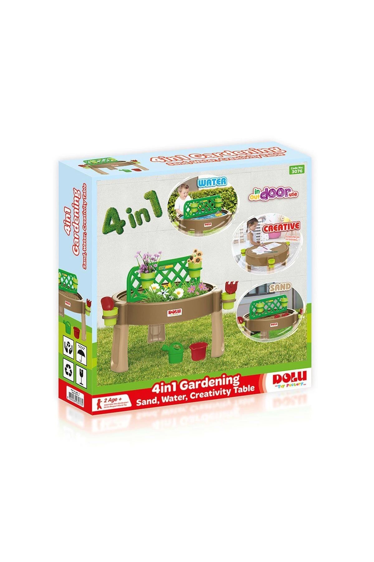 MELFSHOP 3076 Kum Su Aktivite Masası 4 ü 1 Arada -Dolu