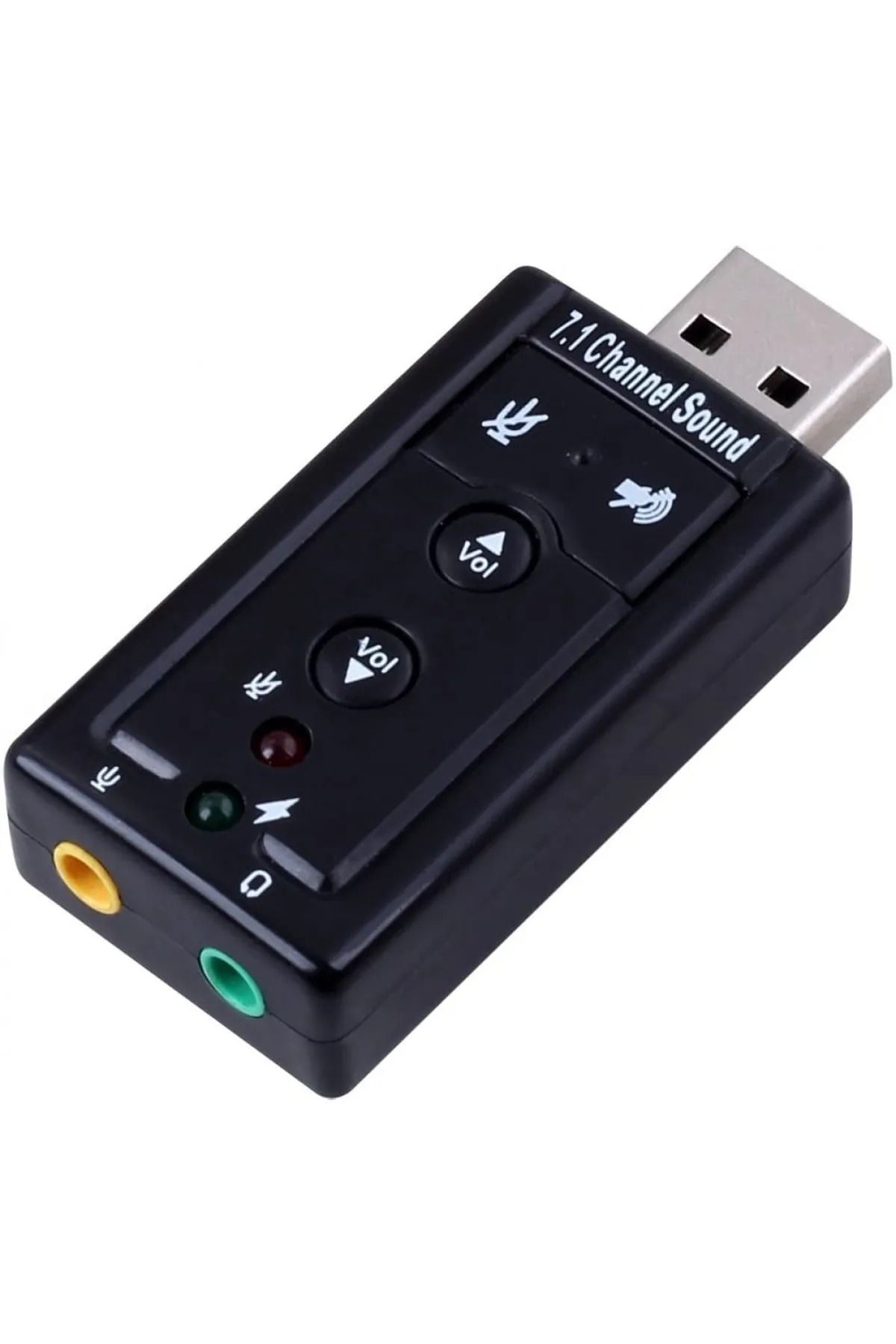 nelerbulurum 7.1 Usb Ses Kartı Harici External Usb Sound Kart Virtual 3d Çevirici adaptör