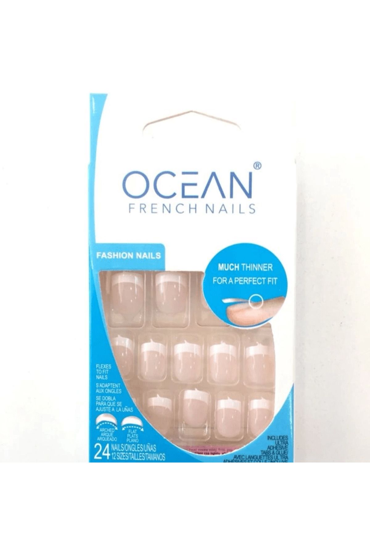 merland benvecocuk Pembe Takma Tırnak (ince French) 191a ( Lisinya )
