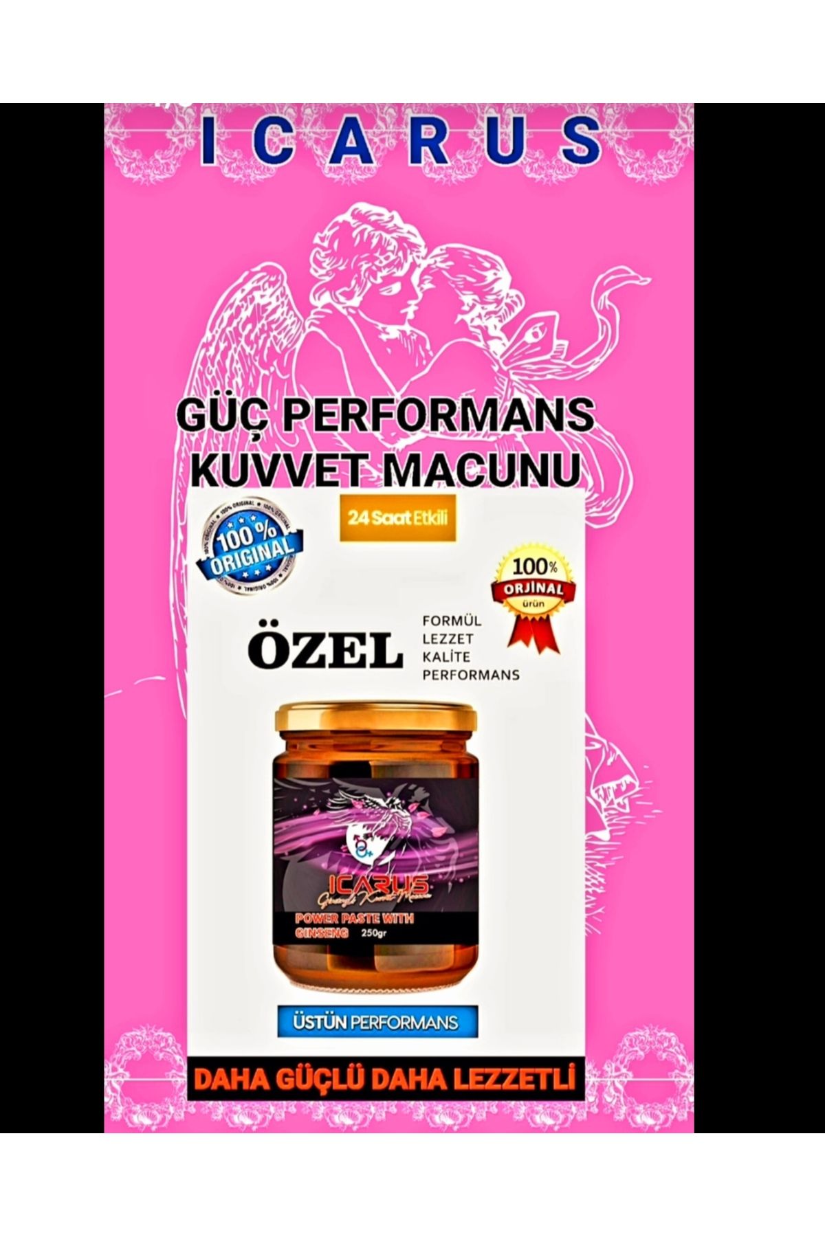 HANZADE GURME DOĞAL BALLI VE PEKMEZLİ KUVVET, ATOM MACUNU 240 GR BİTKİSEL KARIŞIM MACUN