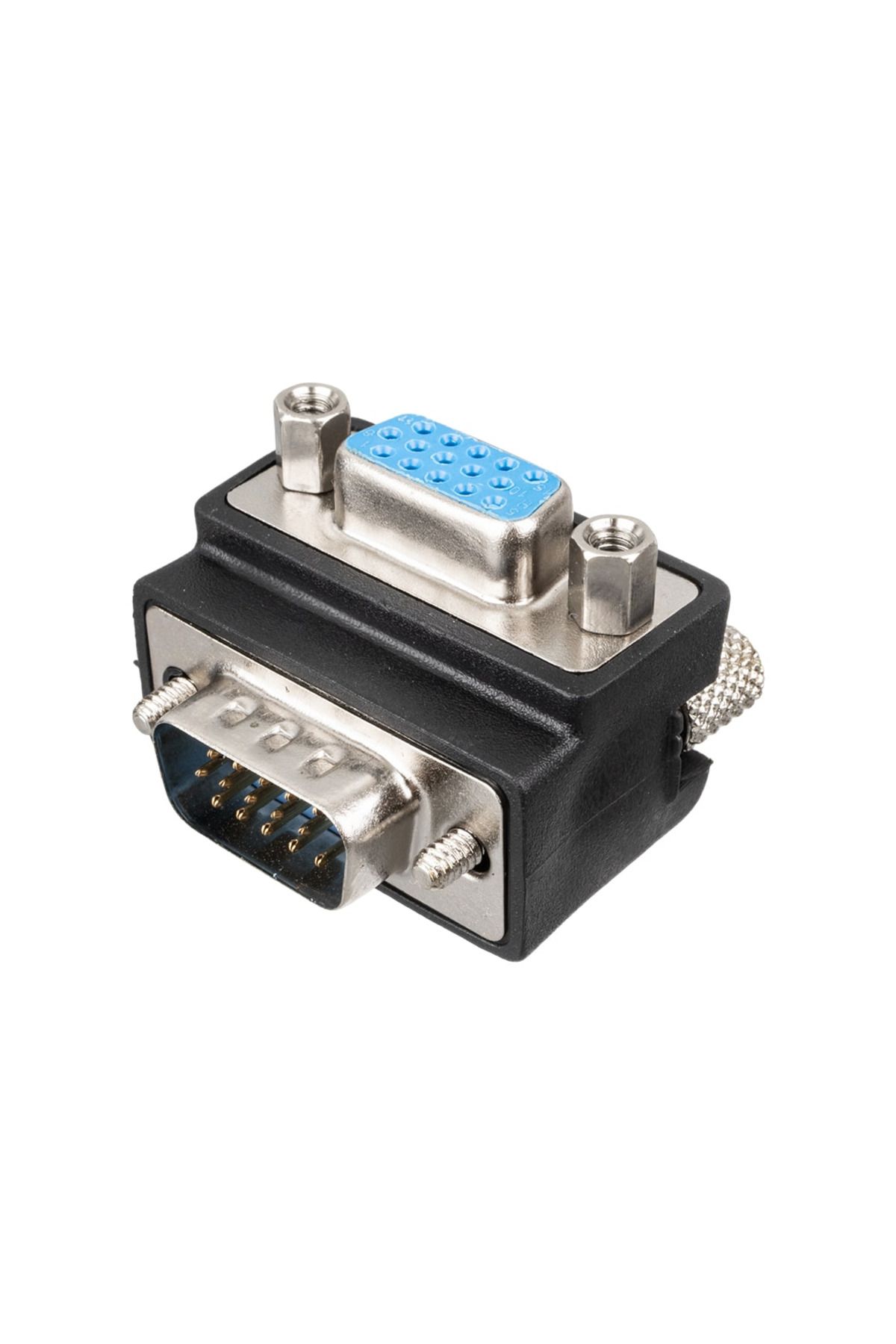 nelerbulurum 90 DERECE L TİP VGA DİŞİ ERKEK ÇEVİRİCİ