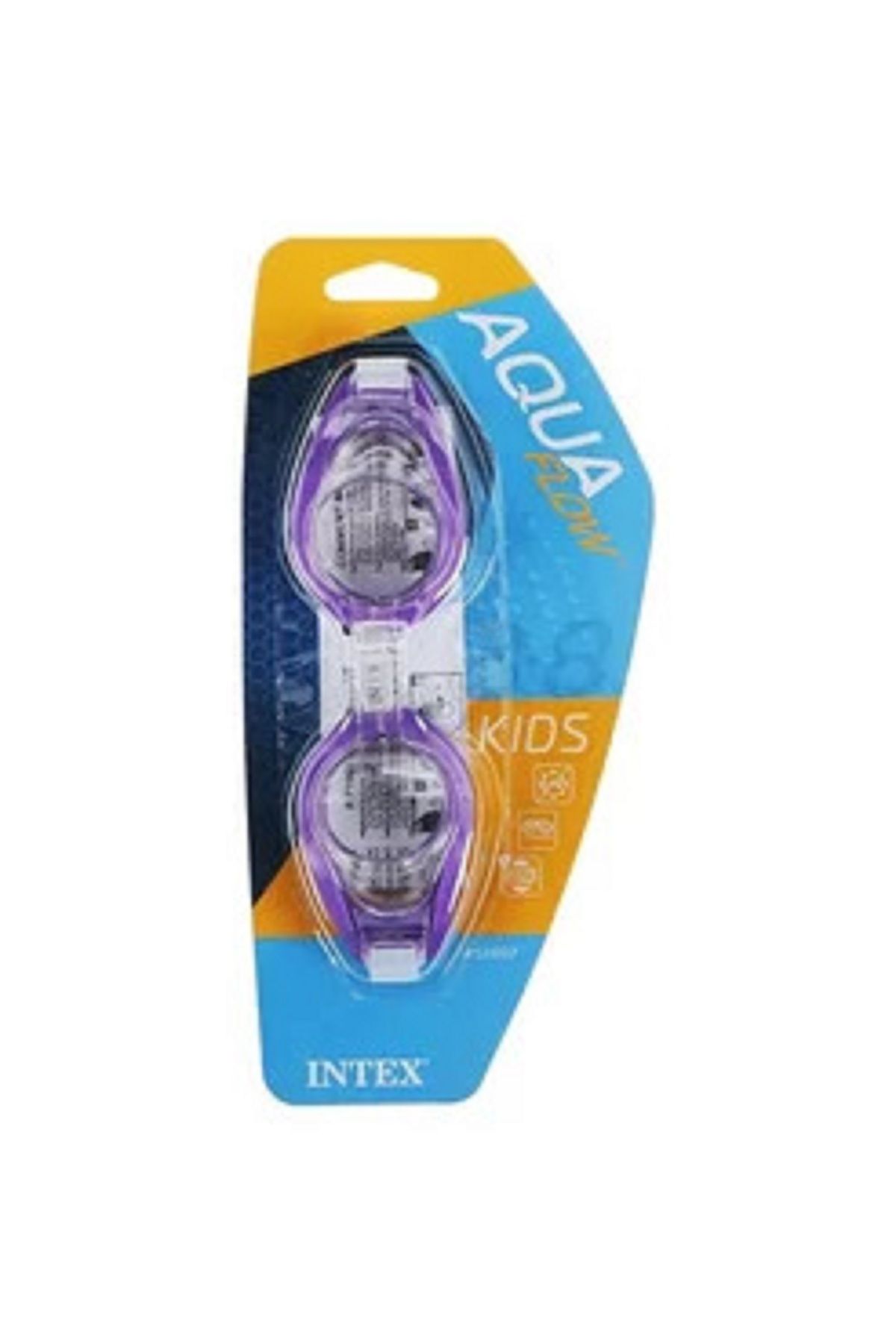 MAİN SHOP Intex Havuz ve Deniz Yüzme Gözlüğü 3-8 Yaş Çocuk Silikon Vakumlu Yüzücü Gözlüğü M-55602
