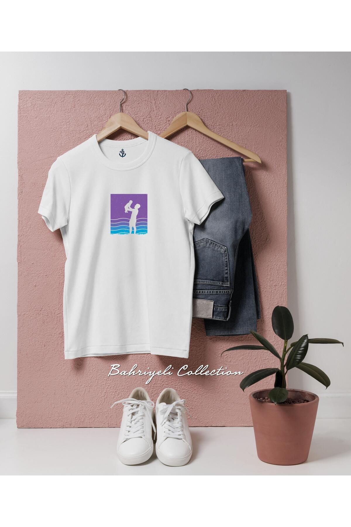 bahriyeli.jpeg Oversize Babalar Günü 5 Özel Tasarımlı Unisex T-Shirt