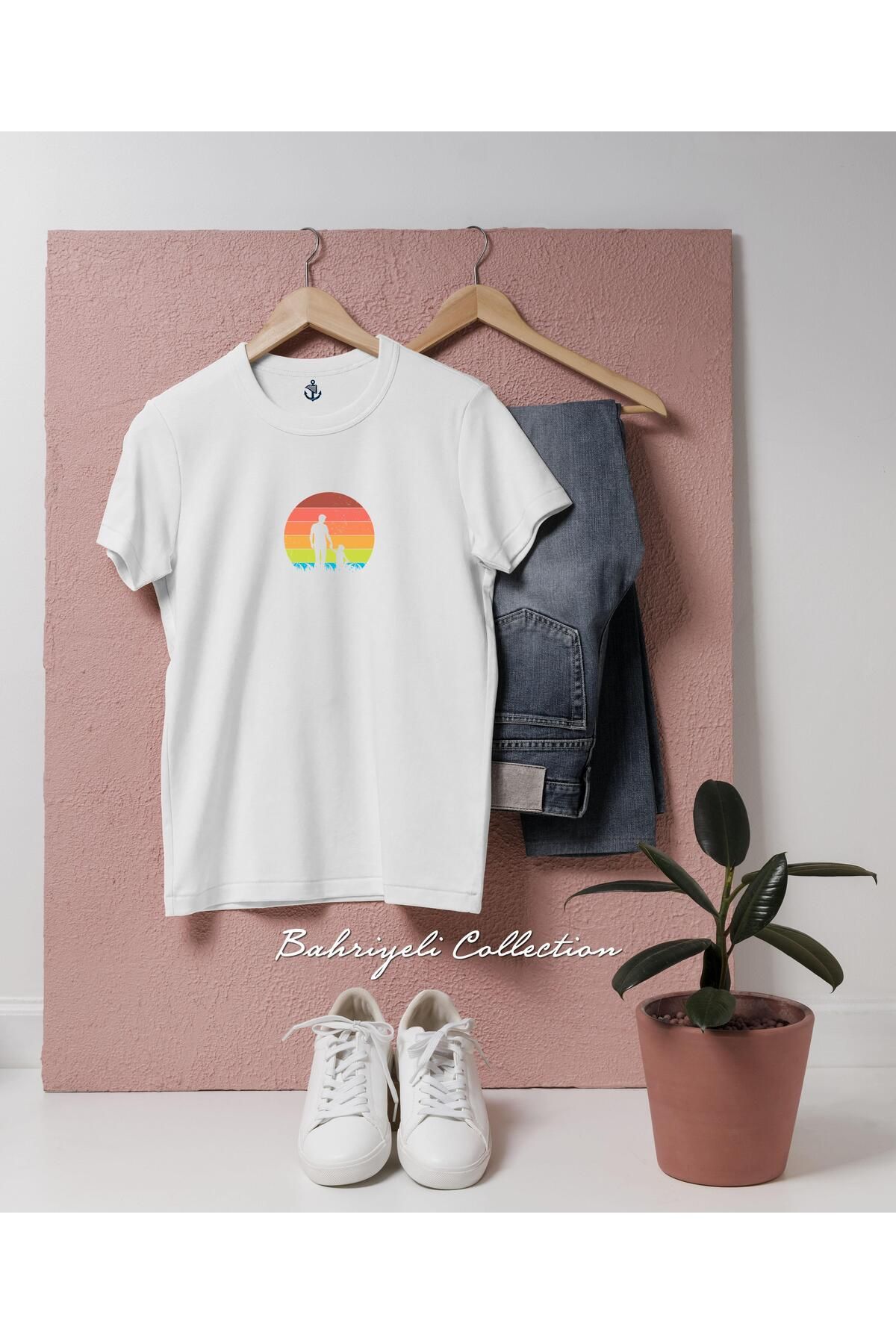 bahriyeli.jpeg Oversize Babalar Günü 12 Özel Tasarımlı Unisex T-Shirt