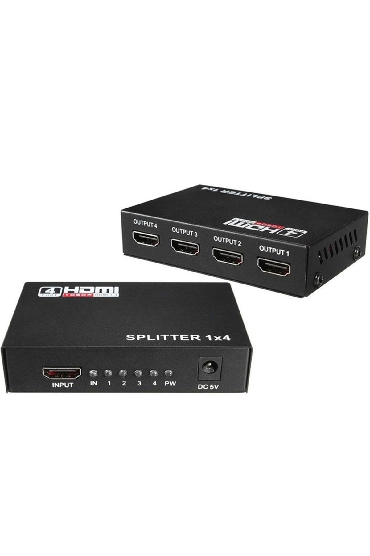 ALFA AKSESUAR 03 Fully G-538g 1.4v 1080p 4 Port Hdmı Splıtter Dağıtıcı