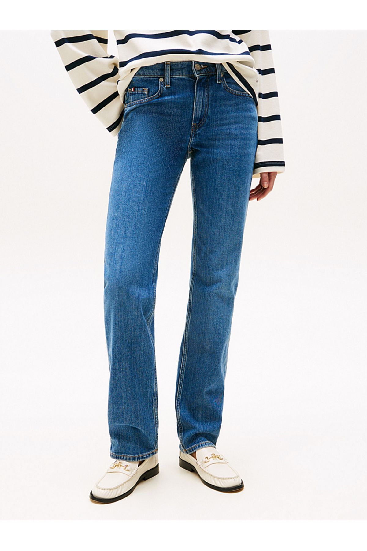 Tommy Hilfiger Mid Rise Classic Straight Jeans