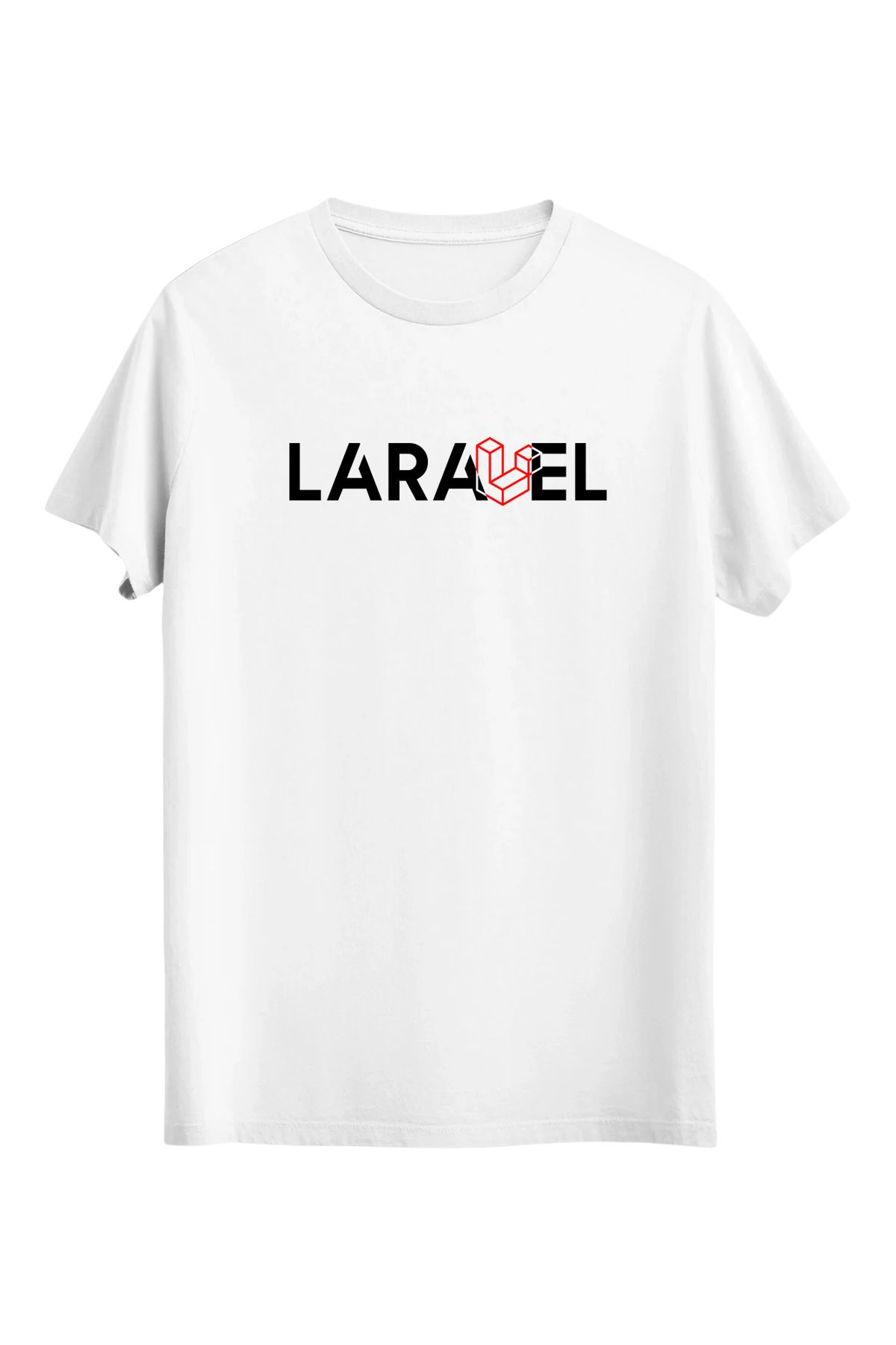 srcmarket Yazılımcılara Özel, Laravel Baskılı Unisex Tshirt