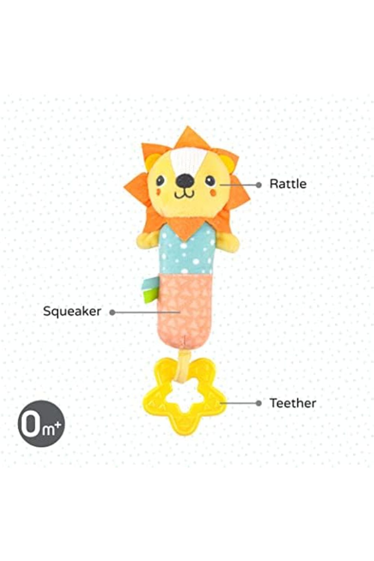 Moon-Soft Rattle Plush Toy: Explore the Vibrant Forest with Adorable Animal Characters 4
