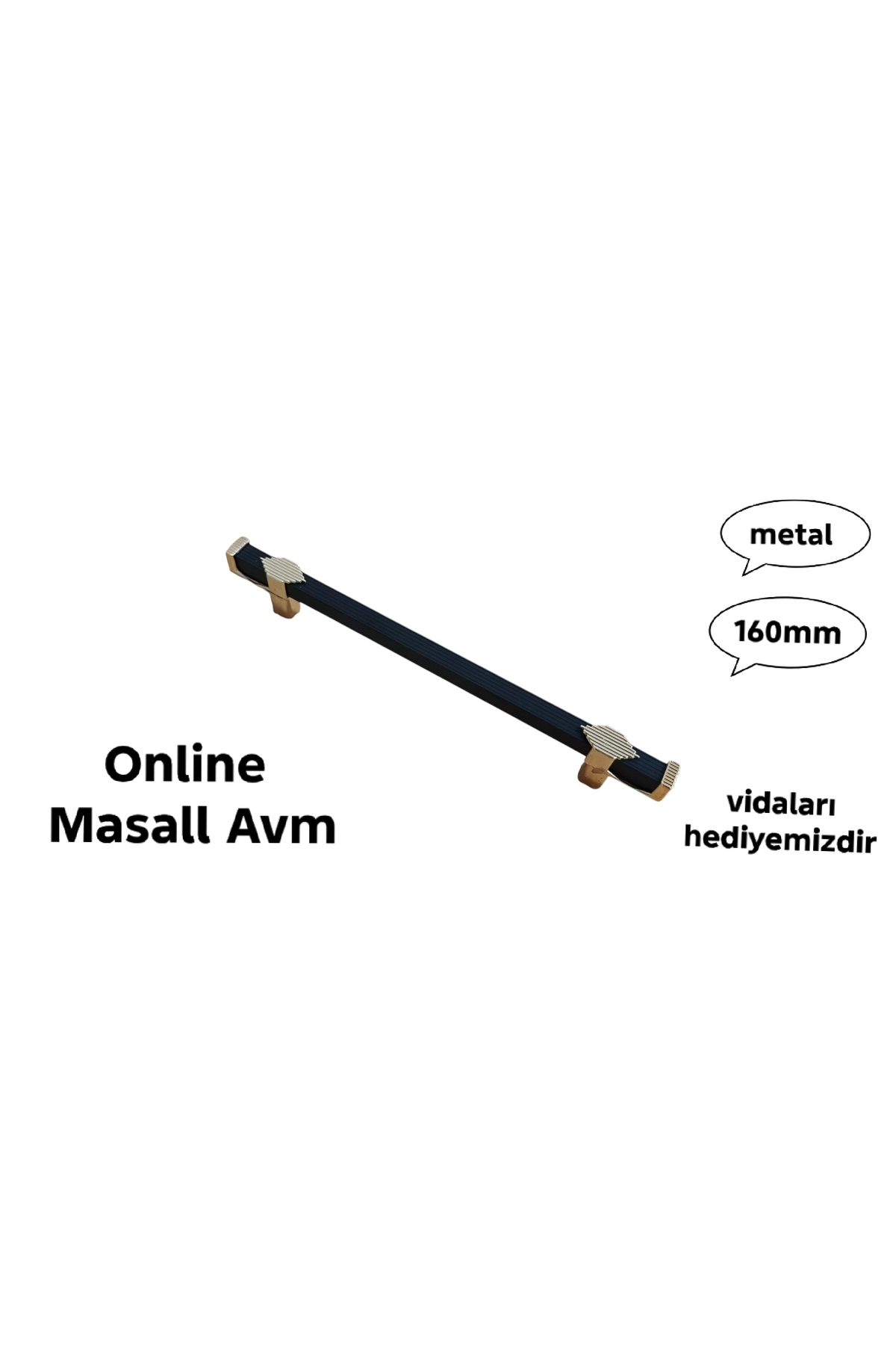 Online Masall AVM Narin kupl metal 160mm dolap,şifonyer,komidin,vestiyer,konsol ve mutfak dolabı