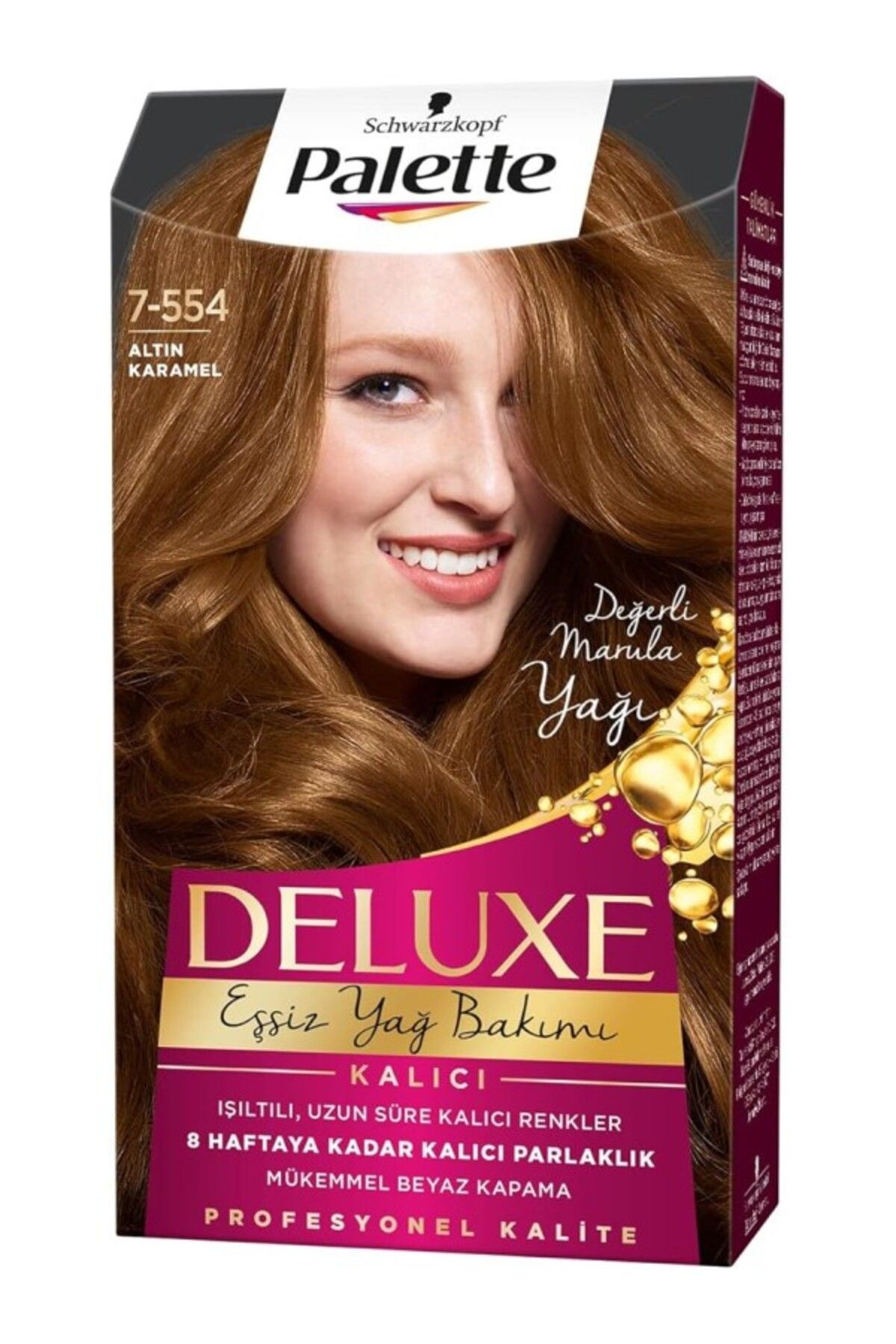 ShopZum Palette Deluxe 7-554 Altın Karamel Saç Boyası